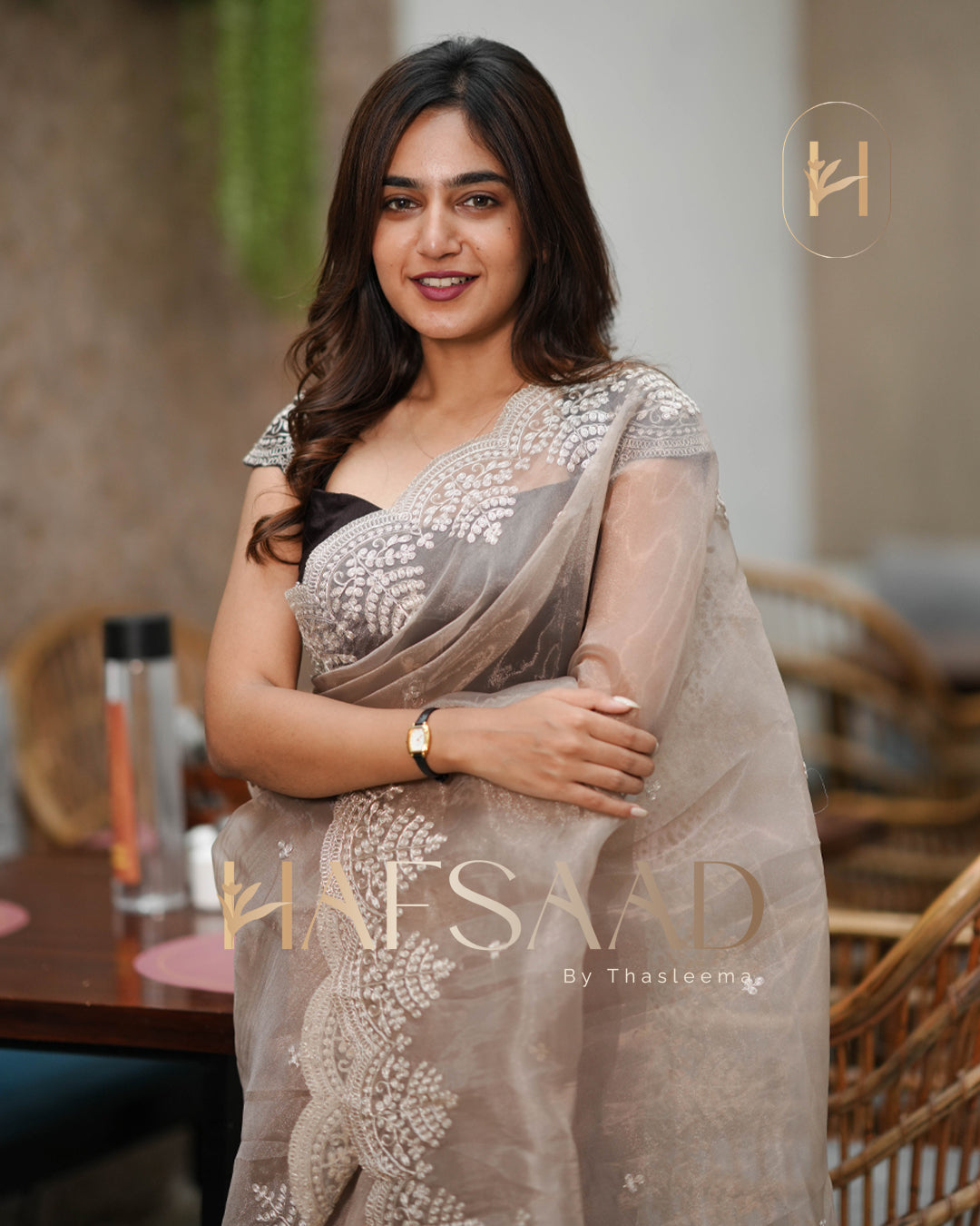 Aarohi - Semi organza saree