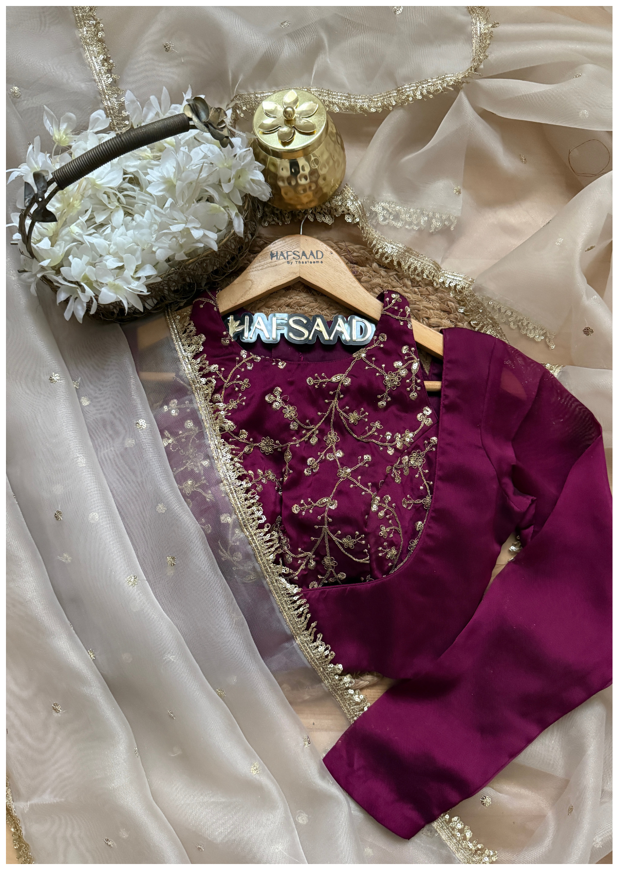 Asha - Tissue saree