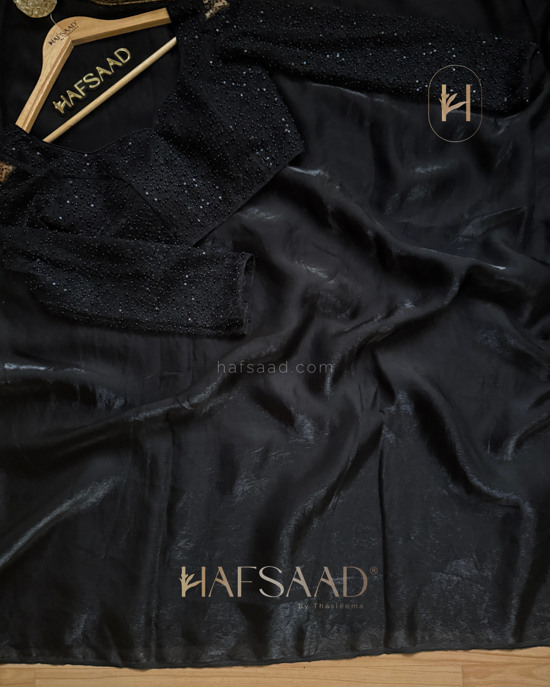 Sophie - Designer saree (Black)