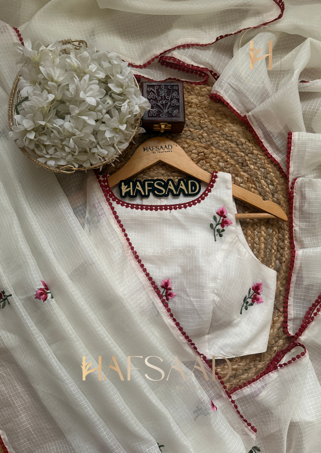 Flora - Kota floral saree