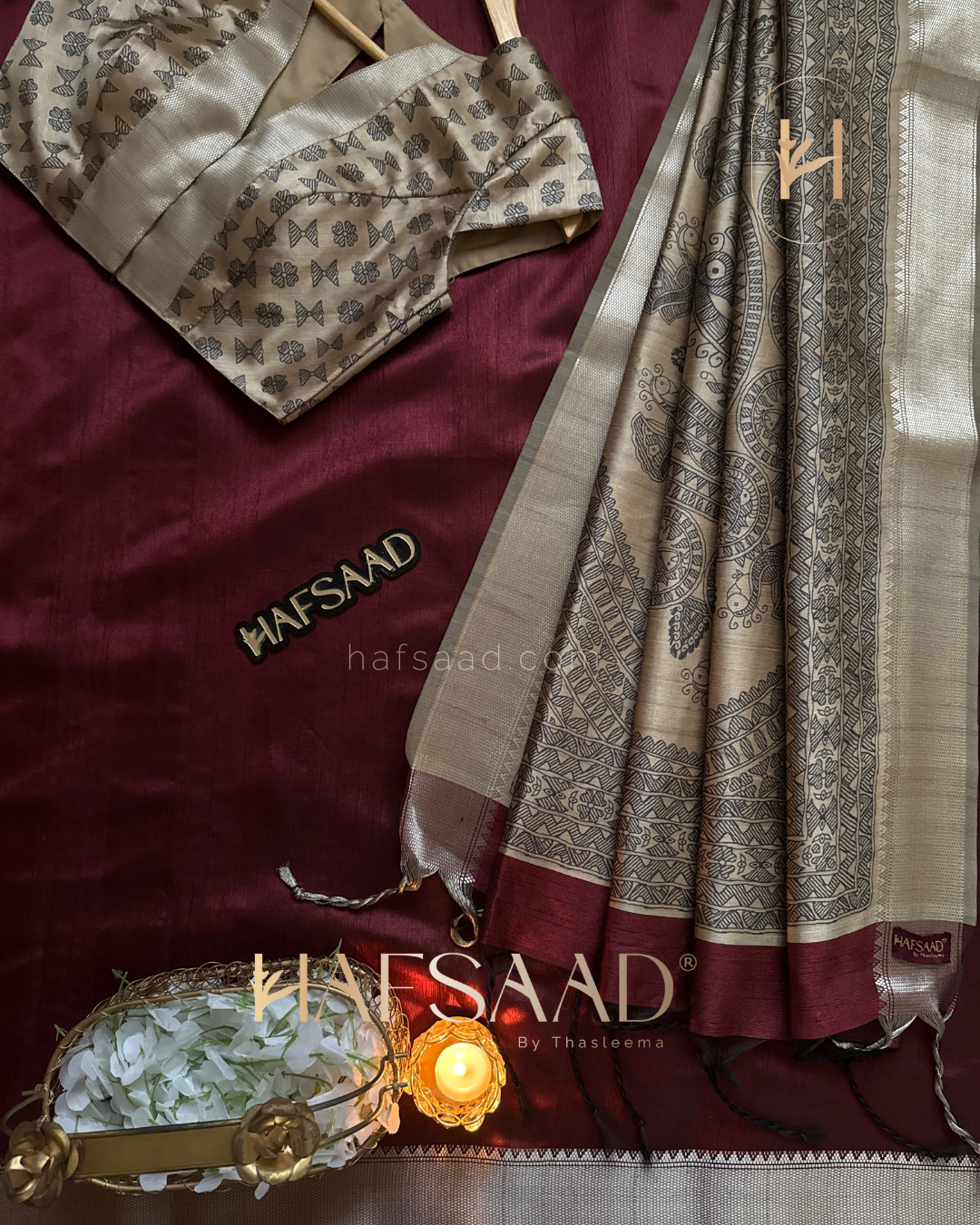 Janu - Soft Tussar silk saree