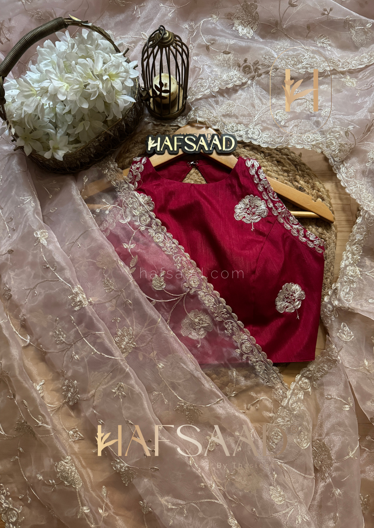 Kareena - Tissue organza saree