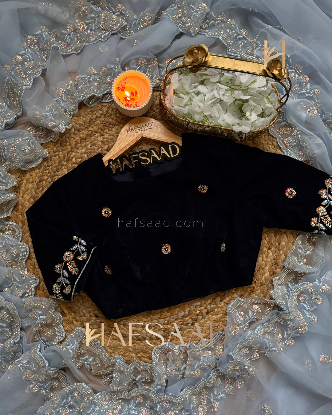 Senorita- Organza handwork saree