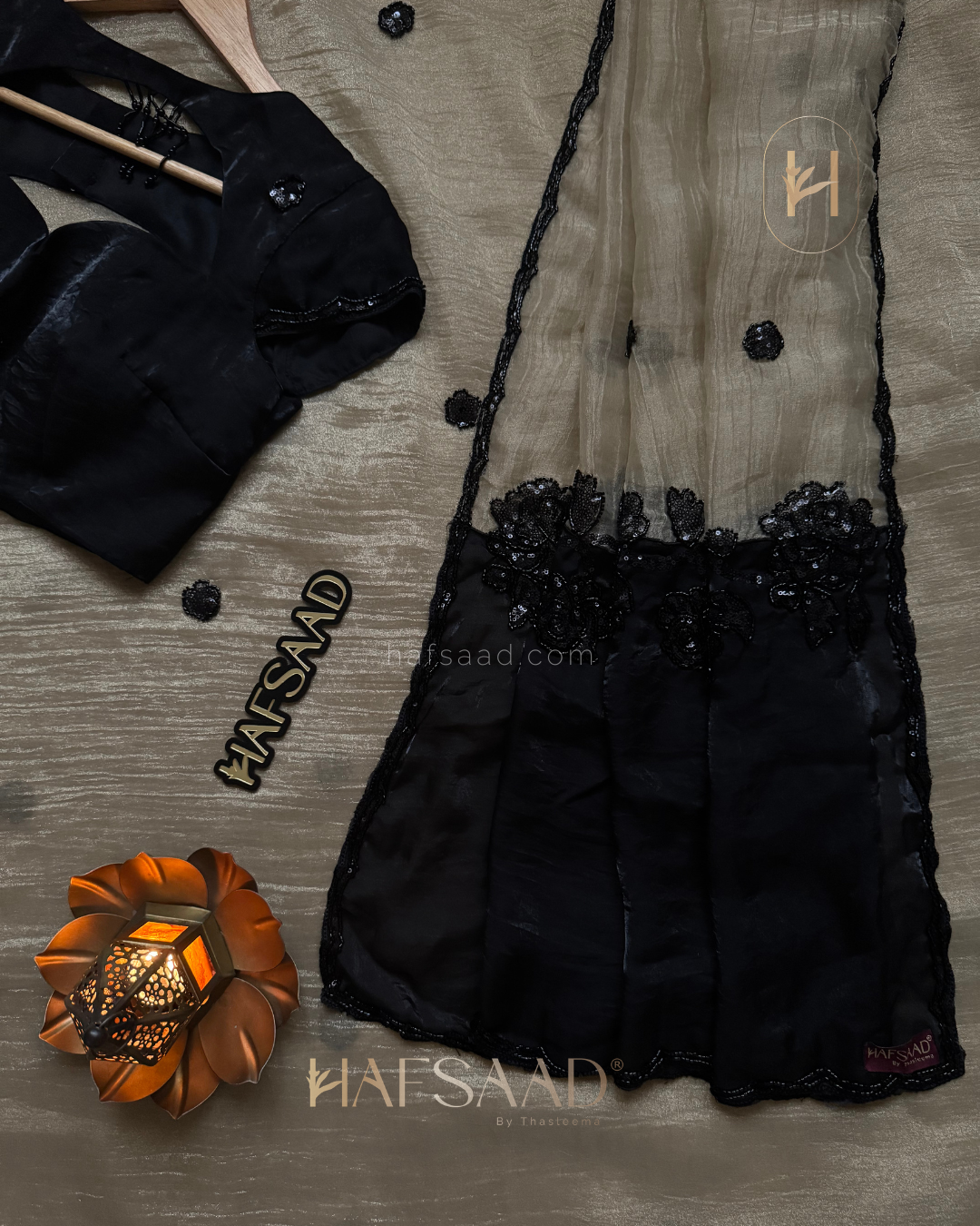 Misbah- Tissue handwork saree