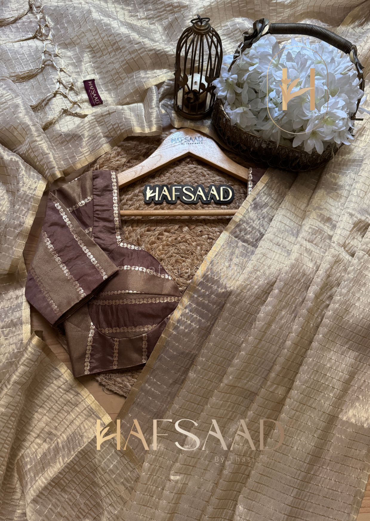 Anmol - Semi tissue silk saree