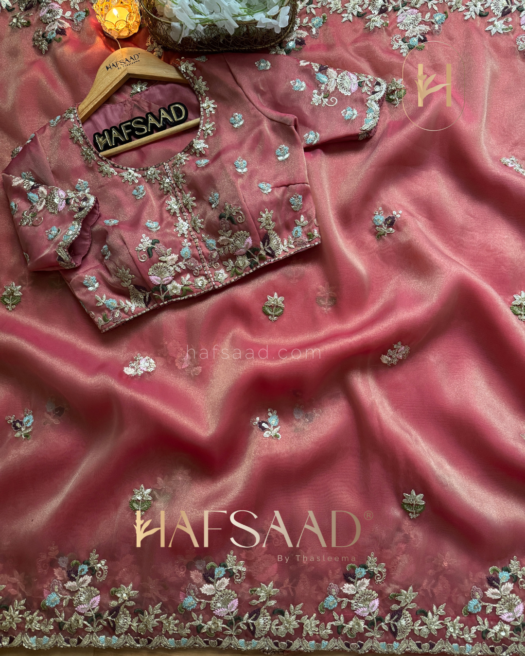 Aarzoo - Bridal Tissue Organza Saree