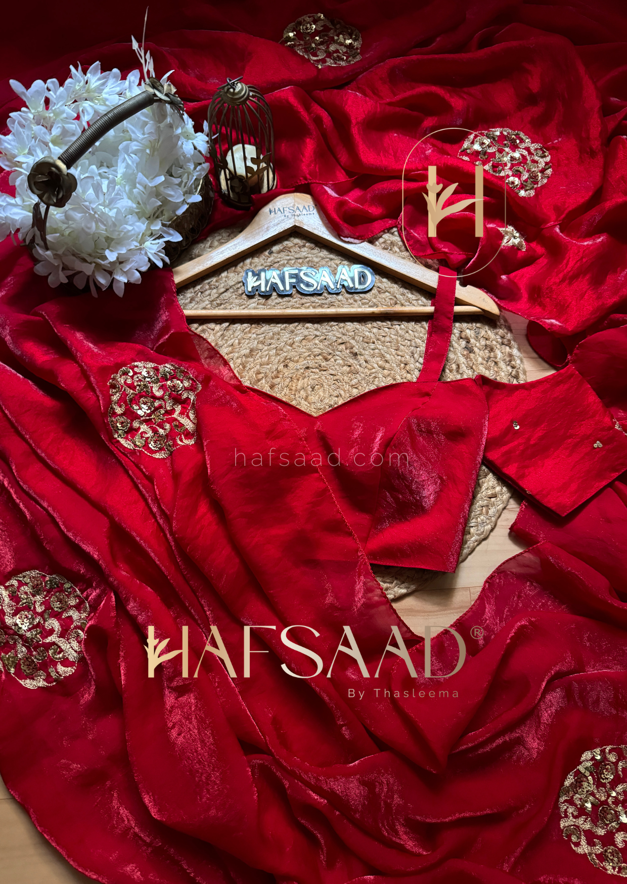 Scandalous- Stardust satin saree