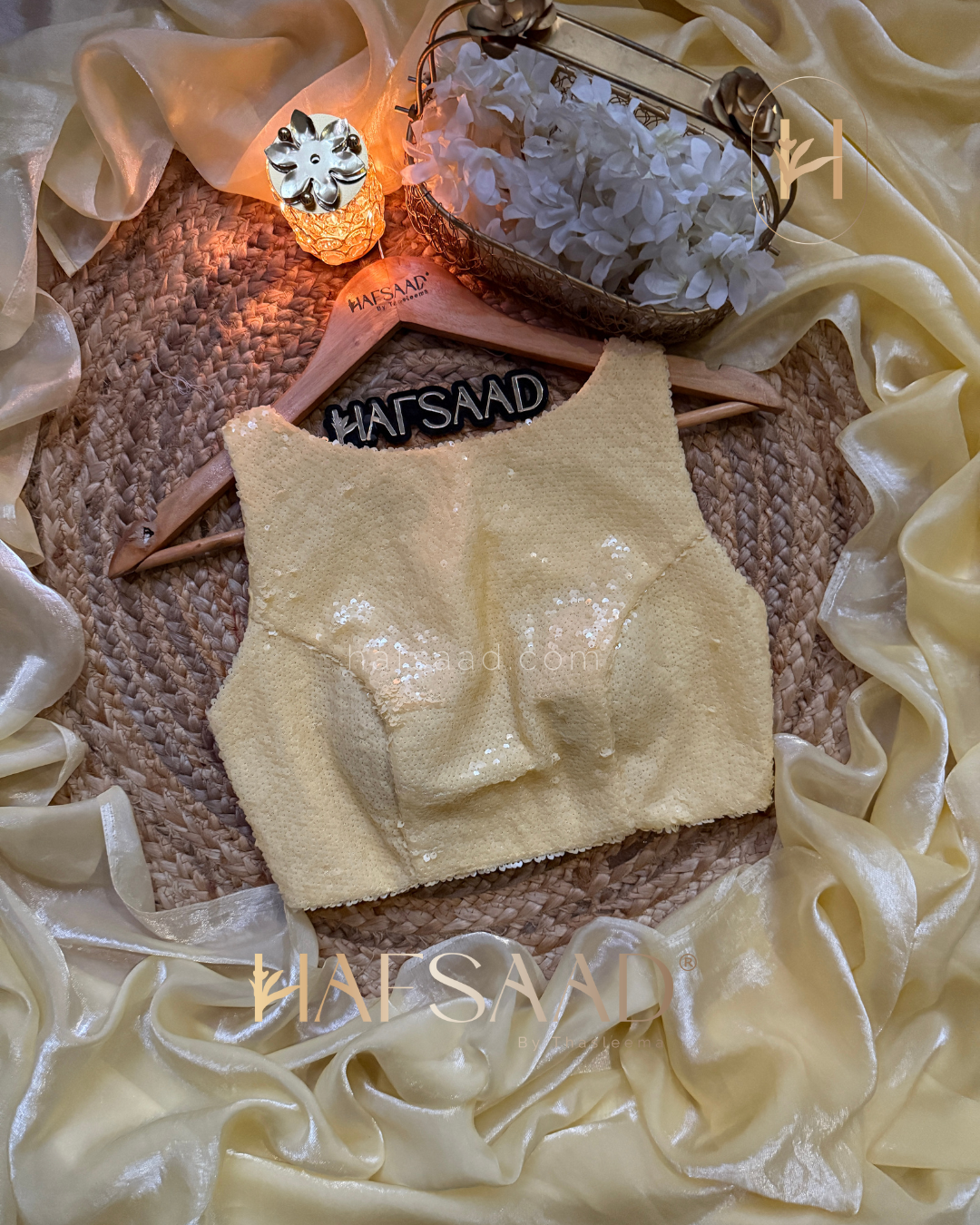 Glazed - Stardust Satin Saree