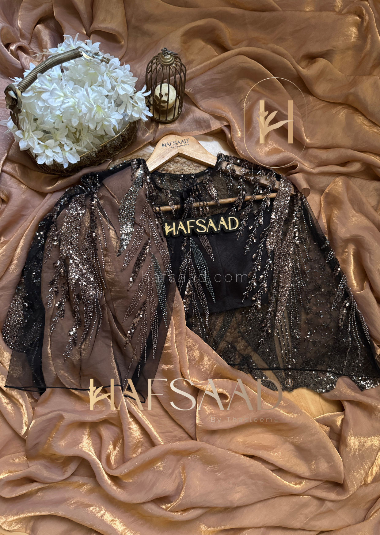 Seduza- Stardust satin saree