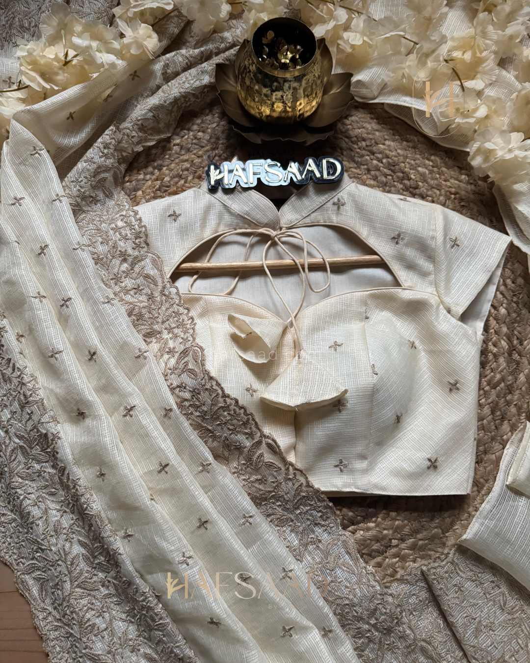 Rifka- embroidered saree
