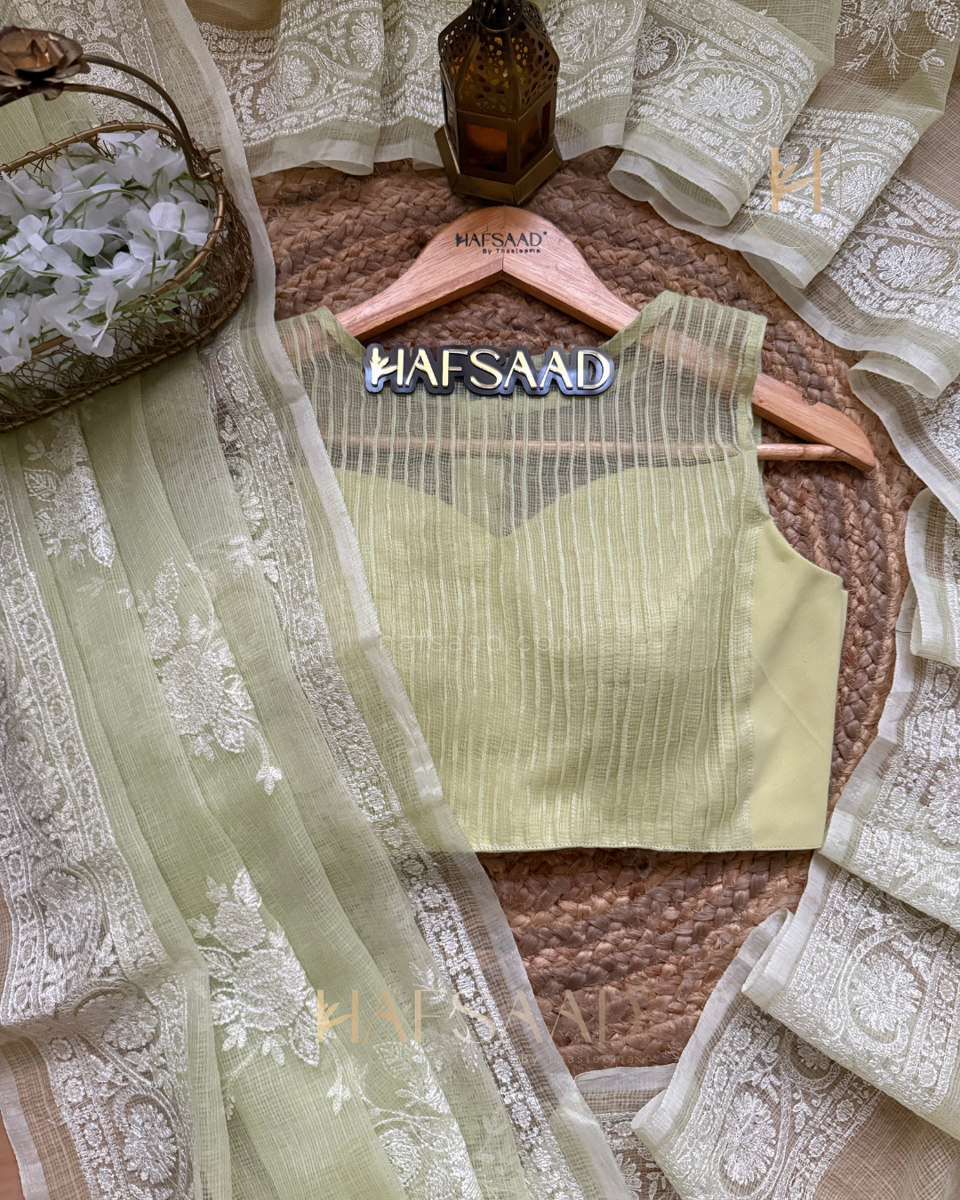 Judith - Pure Kota saree (Green)