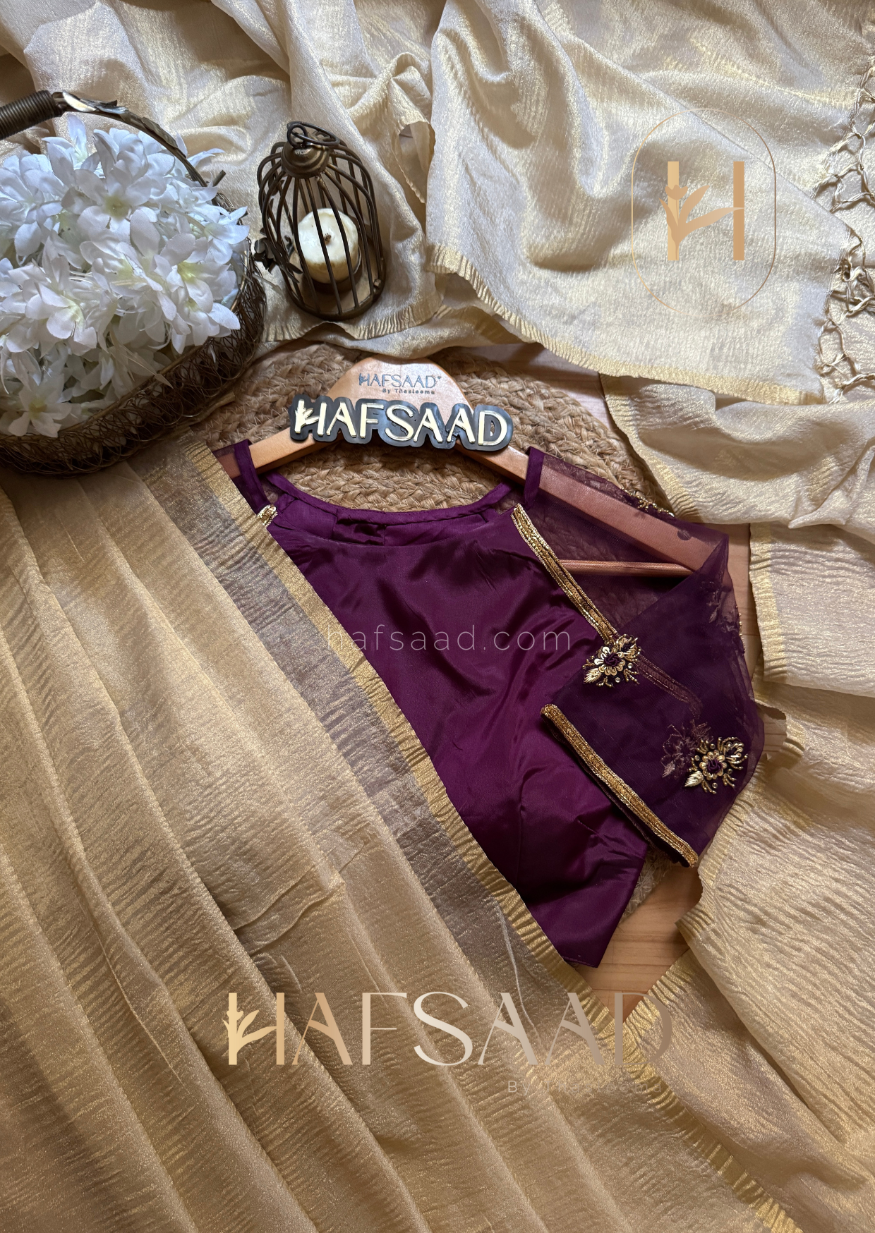 Nadia - Soft semi tissue saree