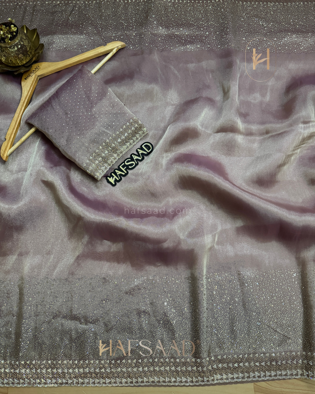 Fidha- Designer saree(lavender)