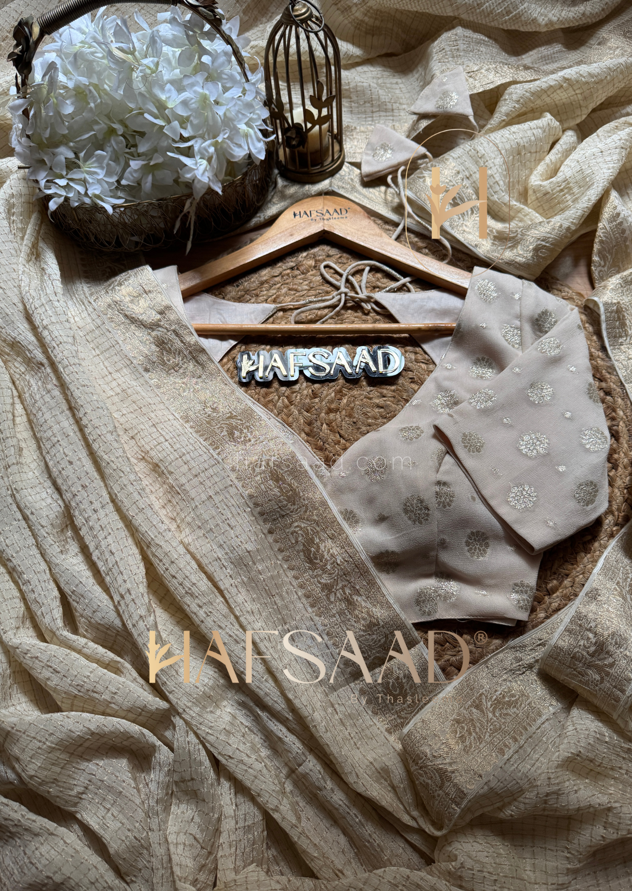 Darshana- Premium crushed chinnon saree