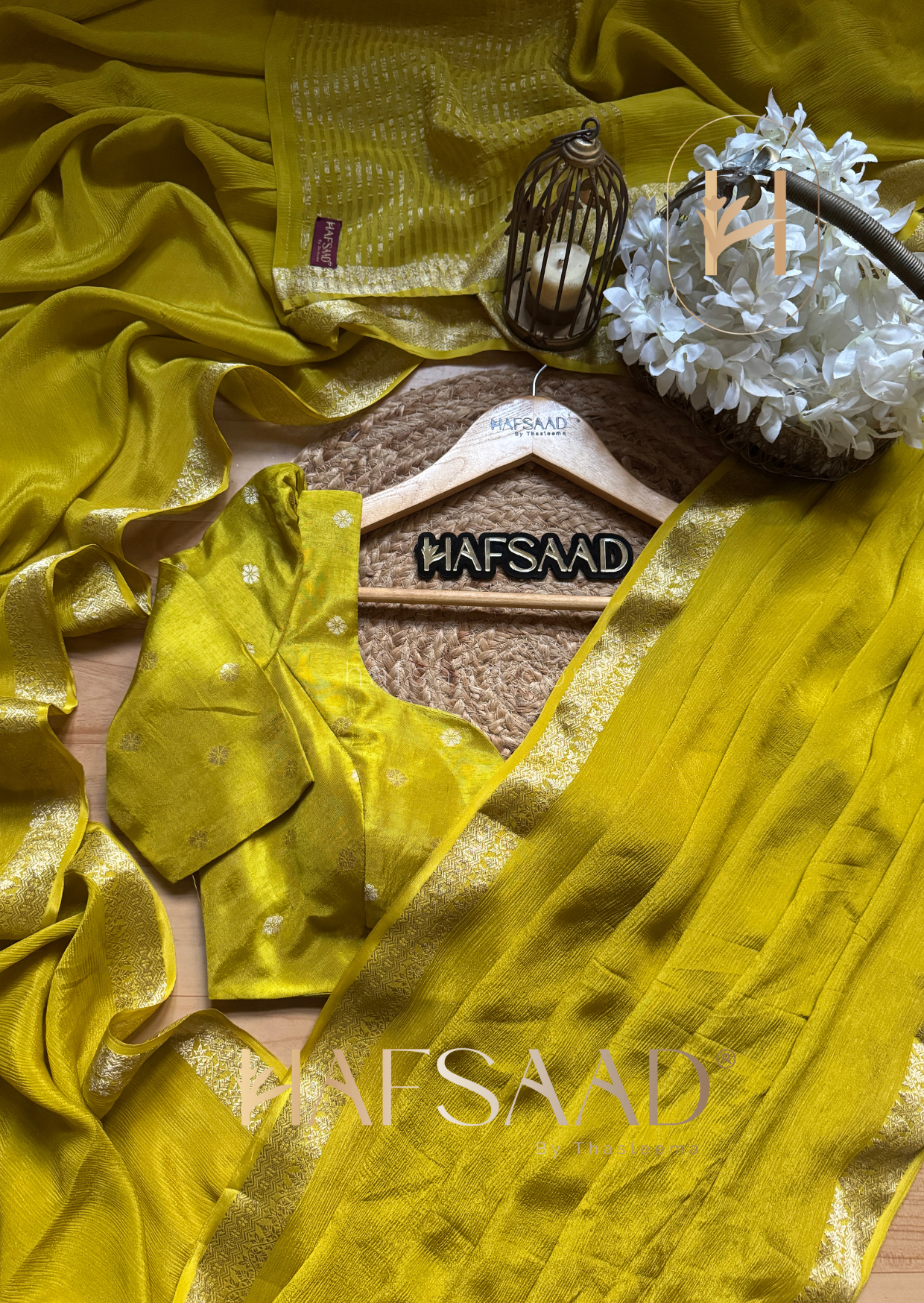 Nandhini - Pure chinnon saree