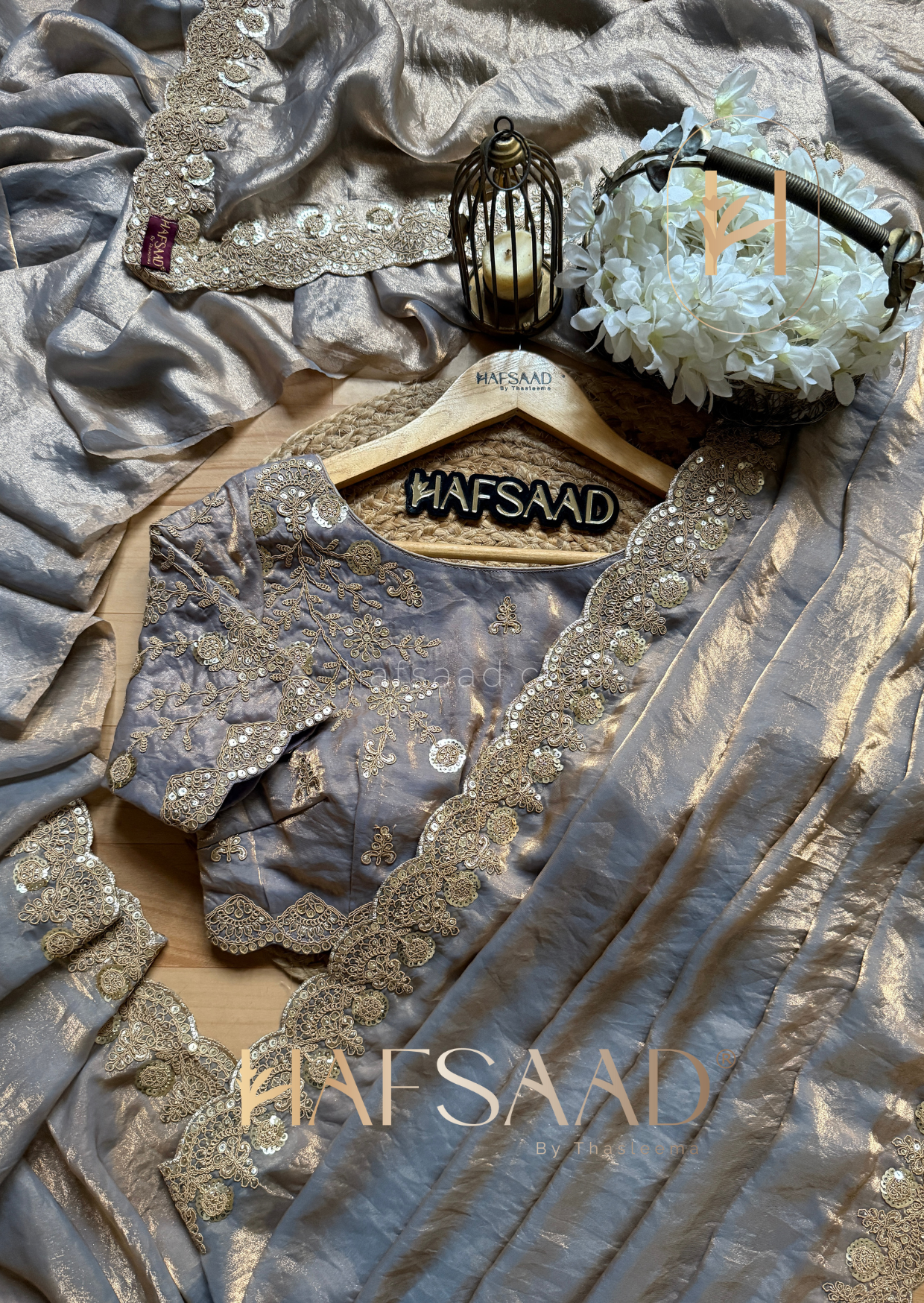 Karishma - Stardust satin saree