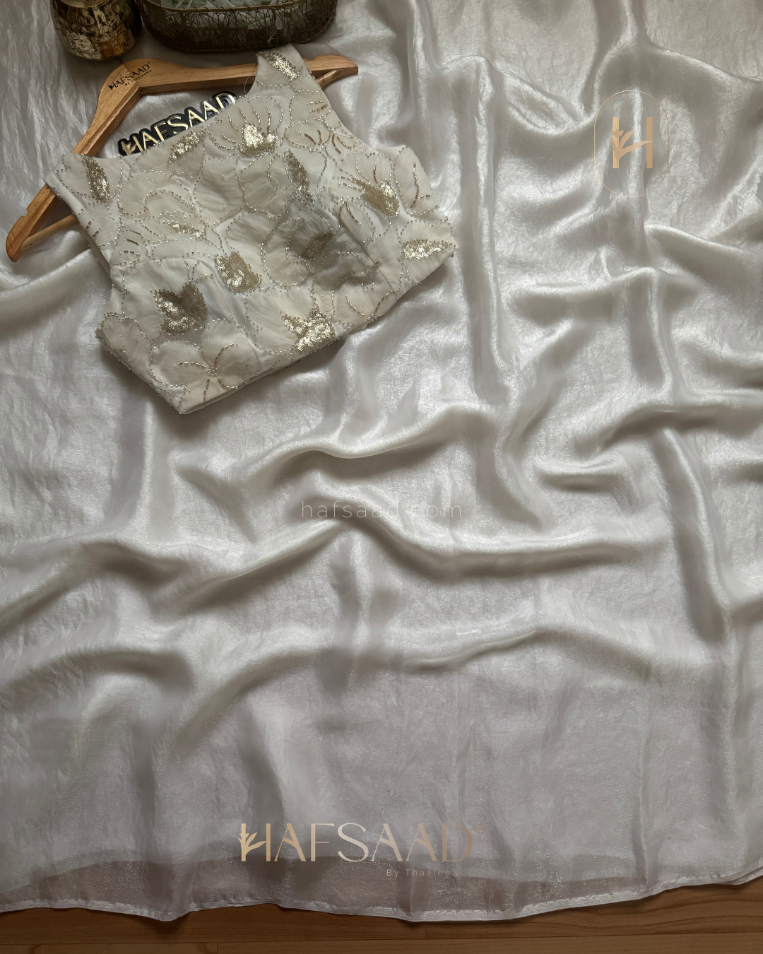 Cassie Bling - Space silk saree