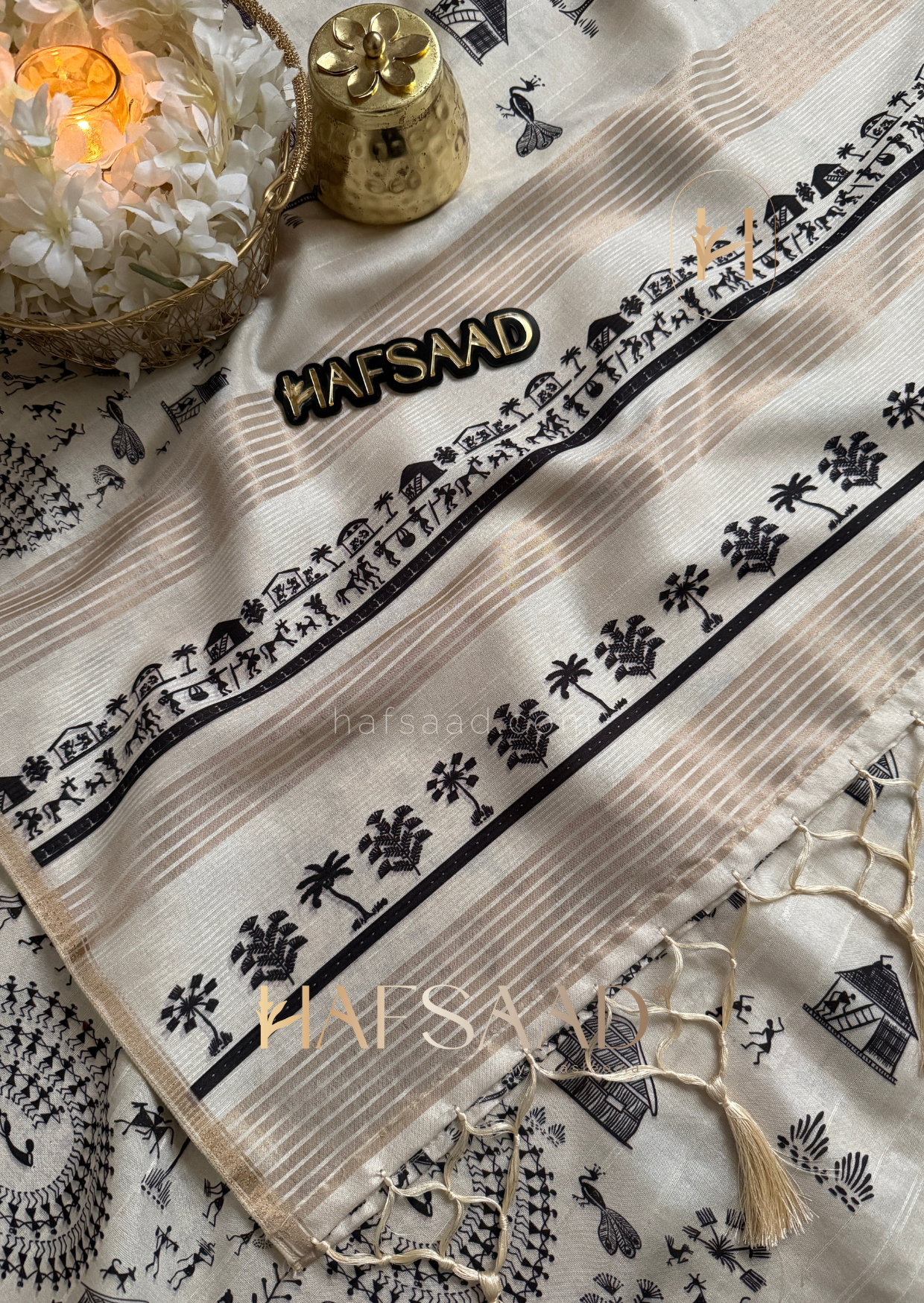 Mrunal - Premium soft tussar silk saree