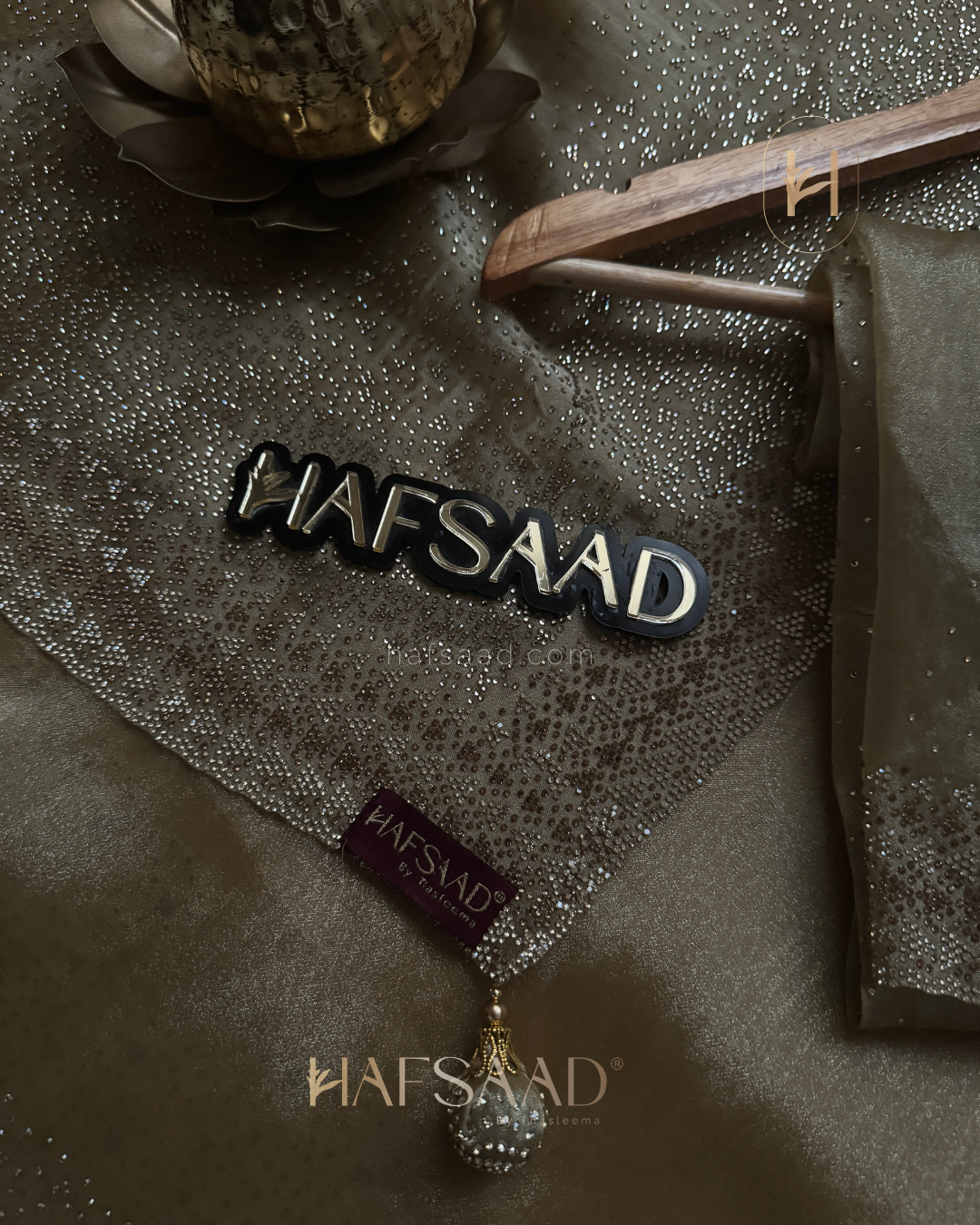 Fidha- Designer saree(champagne gold)