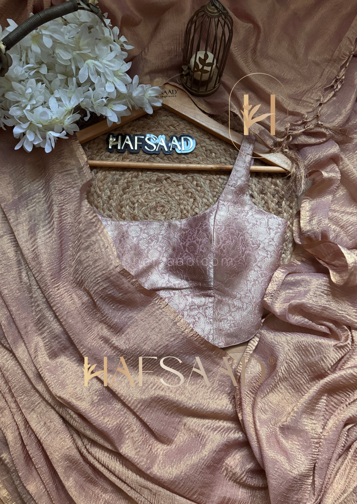 Nida- Soft semi tissue saree