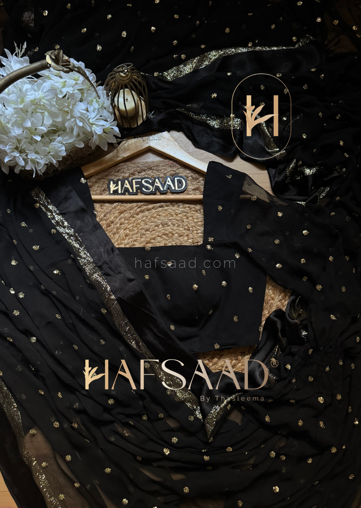 Soundariya in Mira -pure viscose saree(Black)