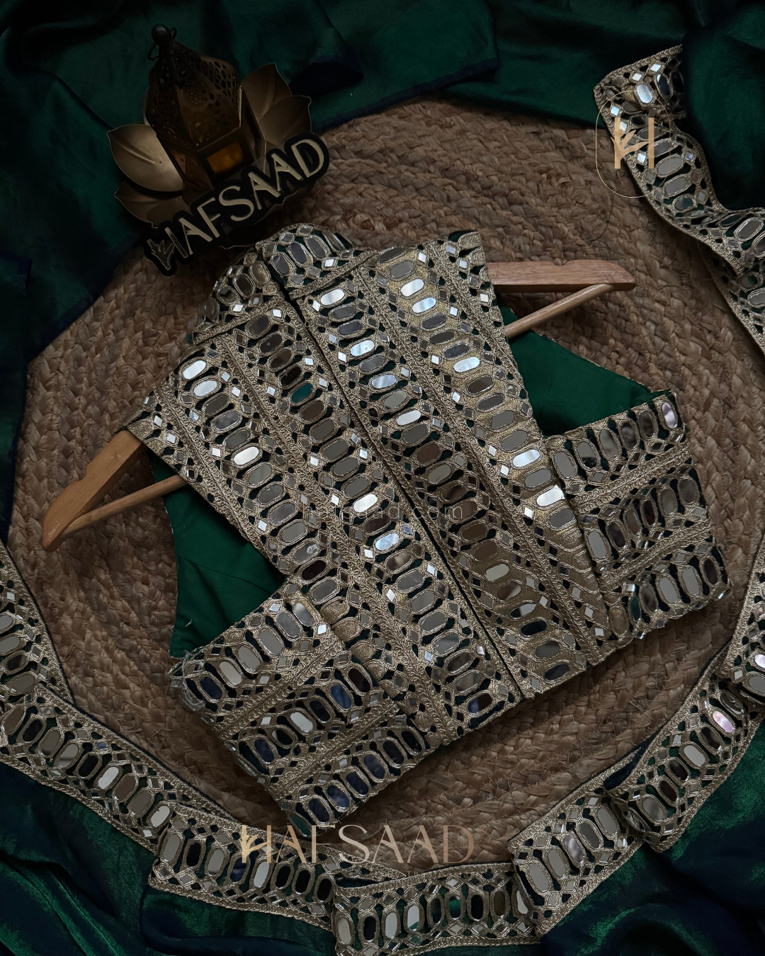 Aaina- Mirror Work Saree