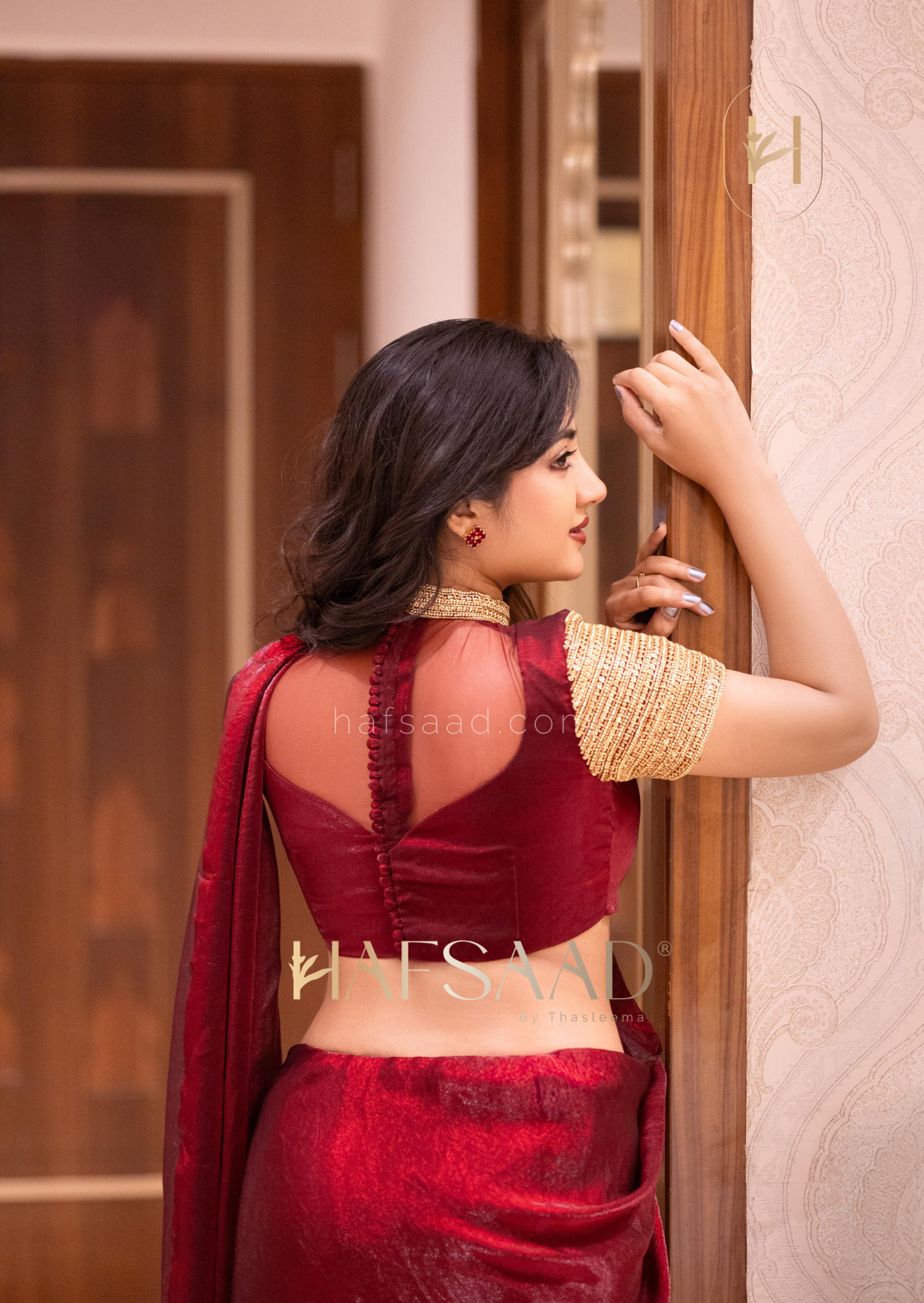Hima Bindhu in Tara saree