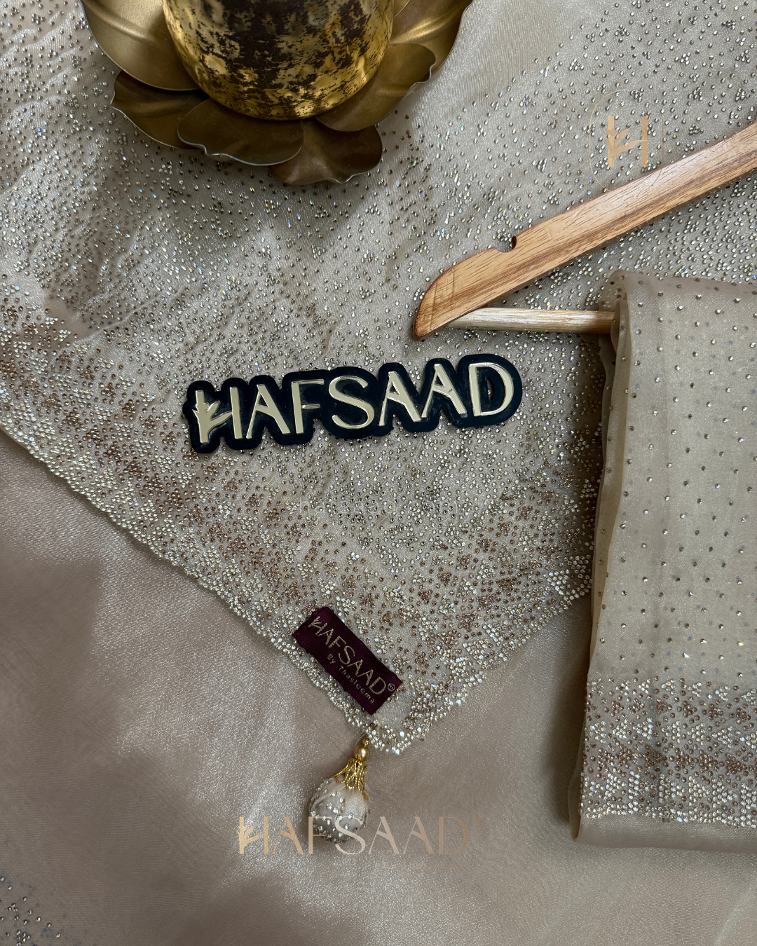 Fidha- Designer saree(créme)