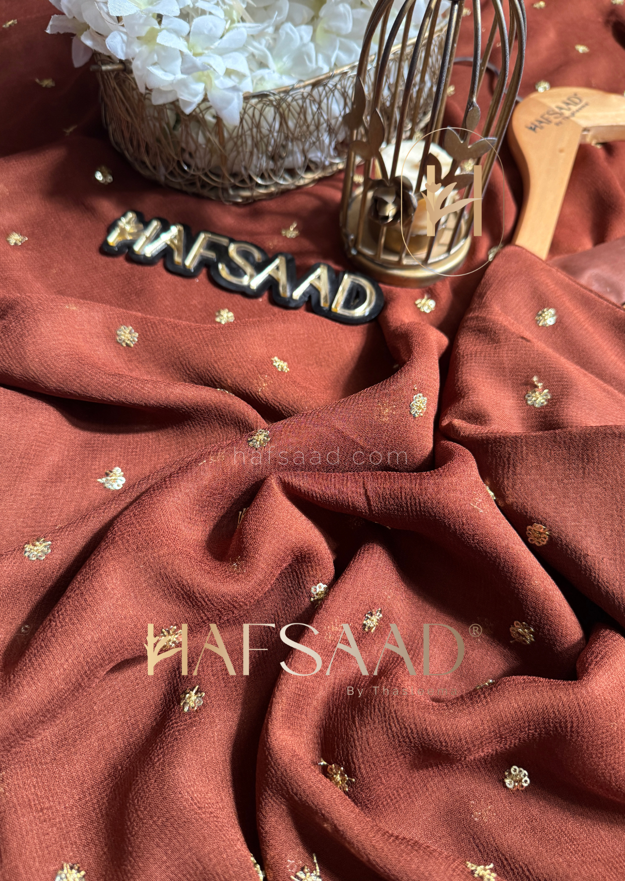 Mira- pure viscose saree (Espresso)
