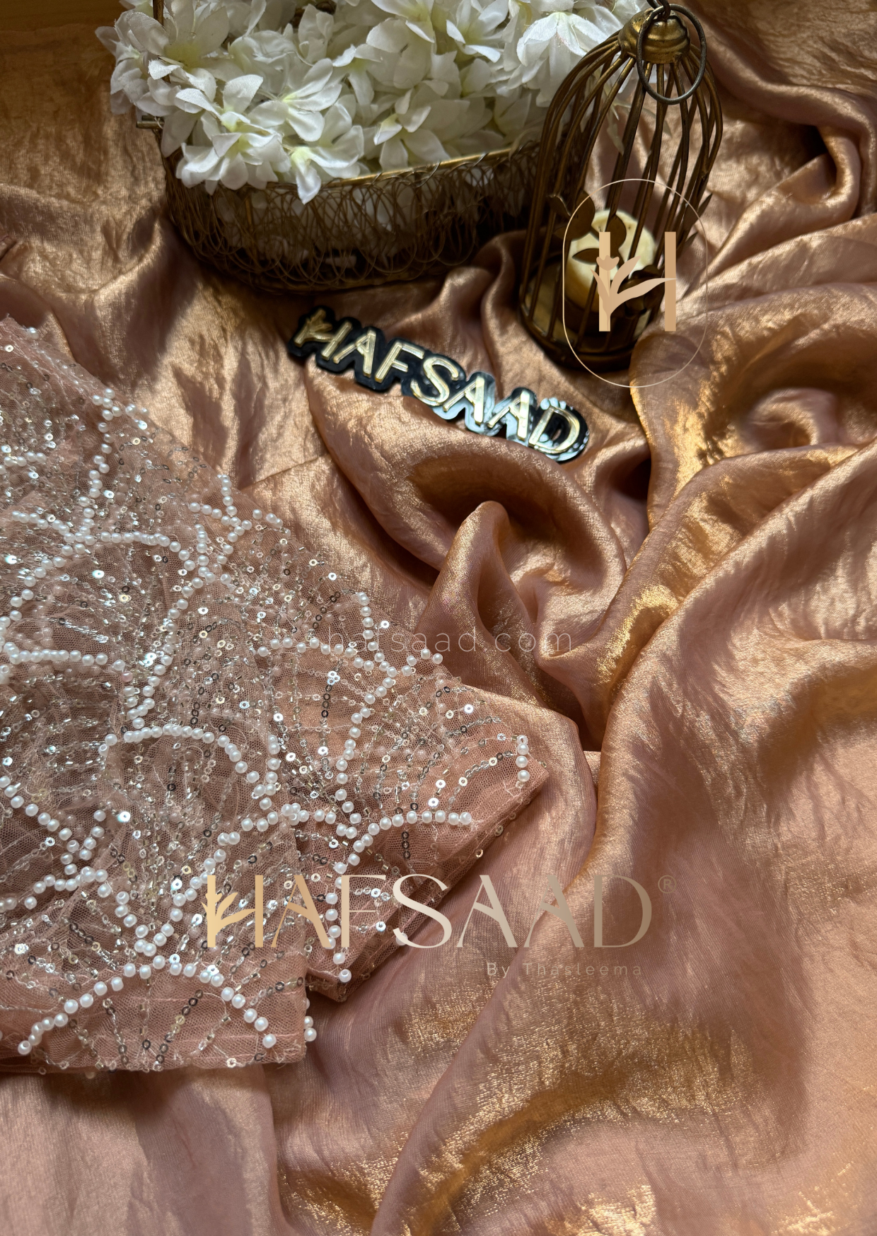 Alisha- Stardust satin saree