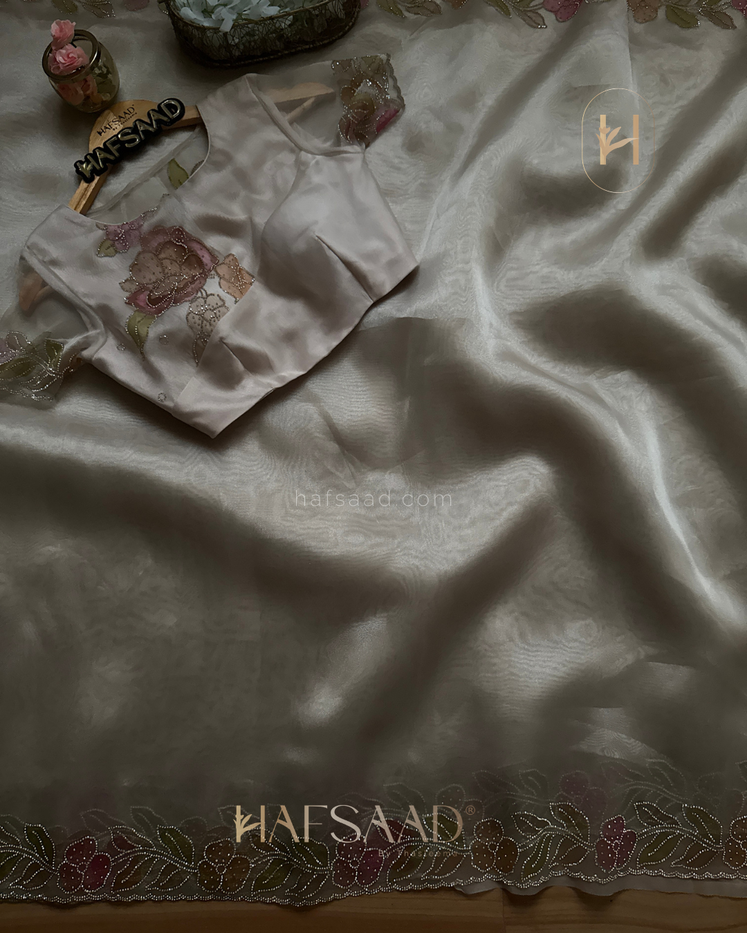 Sherlin- premium organza saree