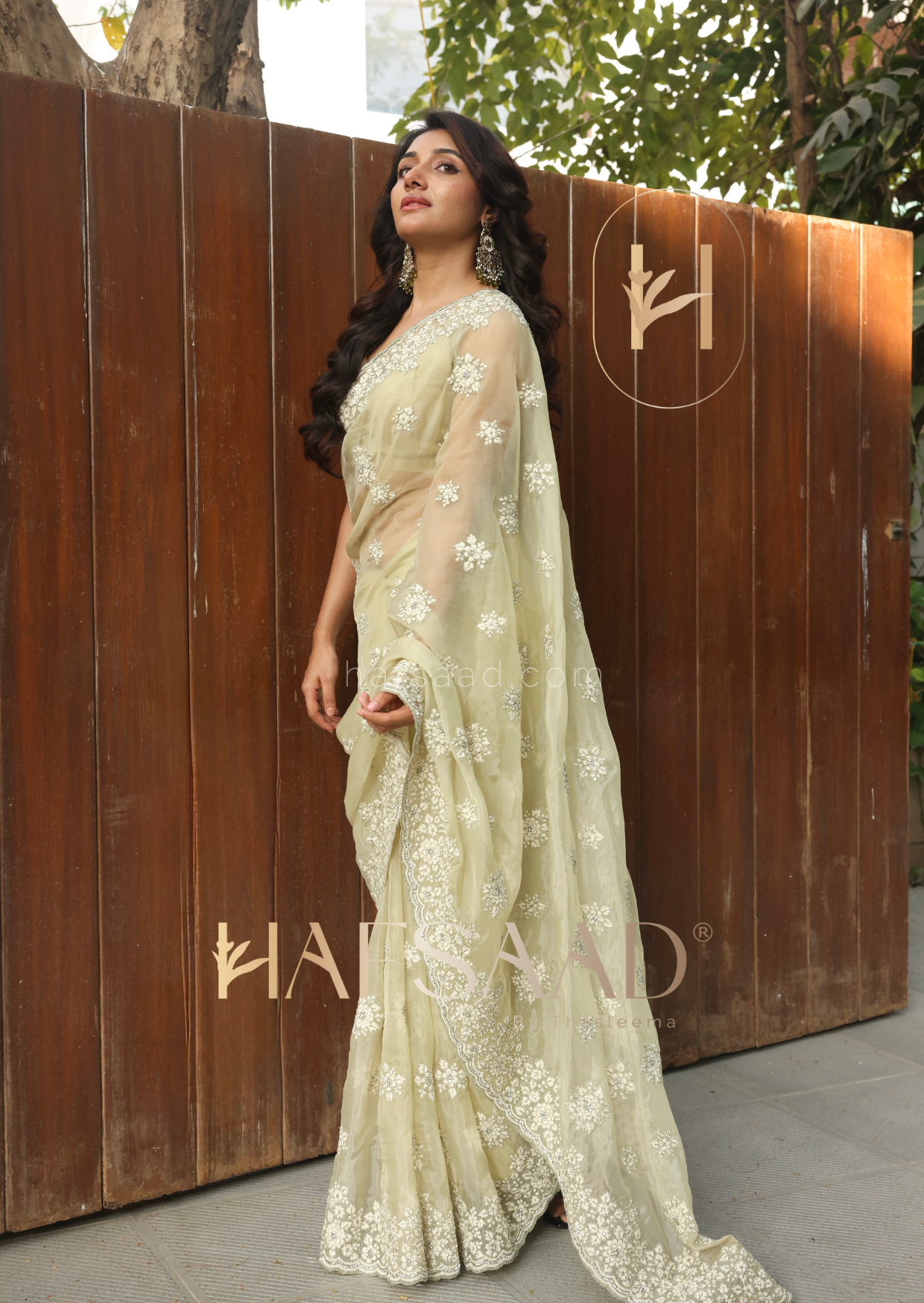 Eloise- Designer organza saree