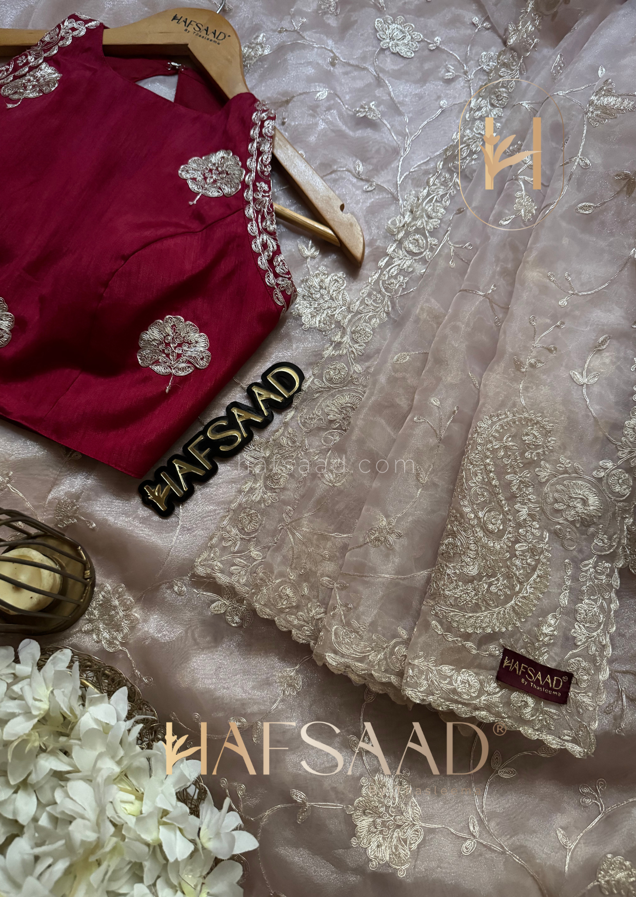 Kareena - Tissue organza saree