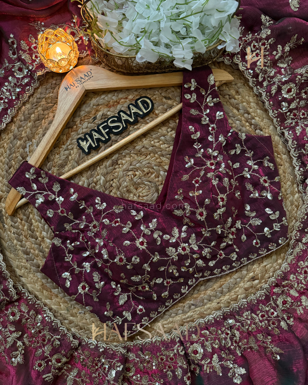 Sanjitha - Fendy chiffon saree (Purplicious)