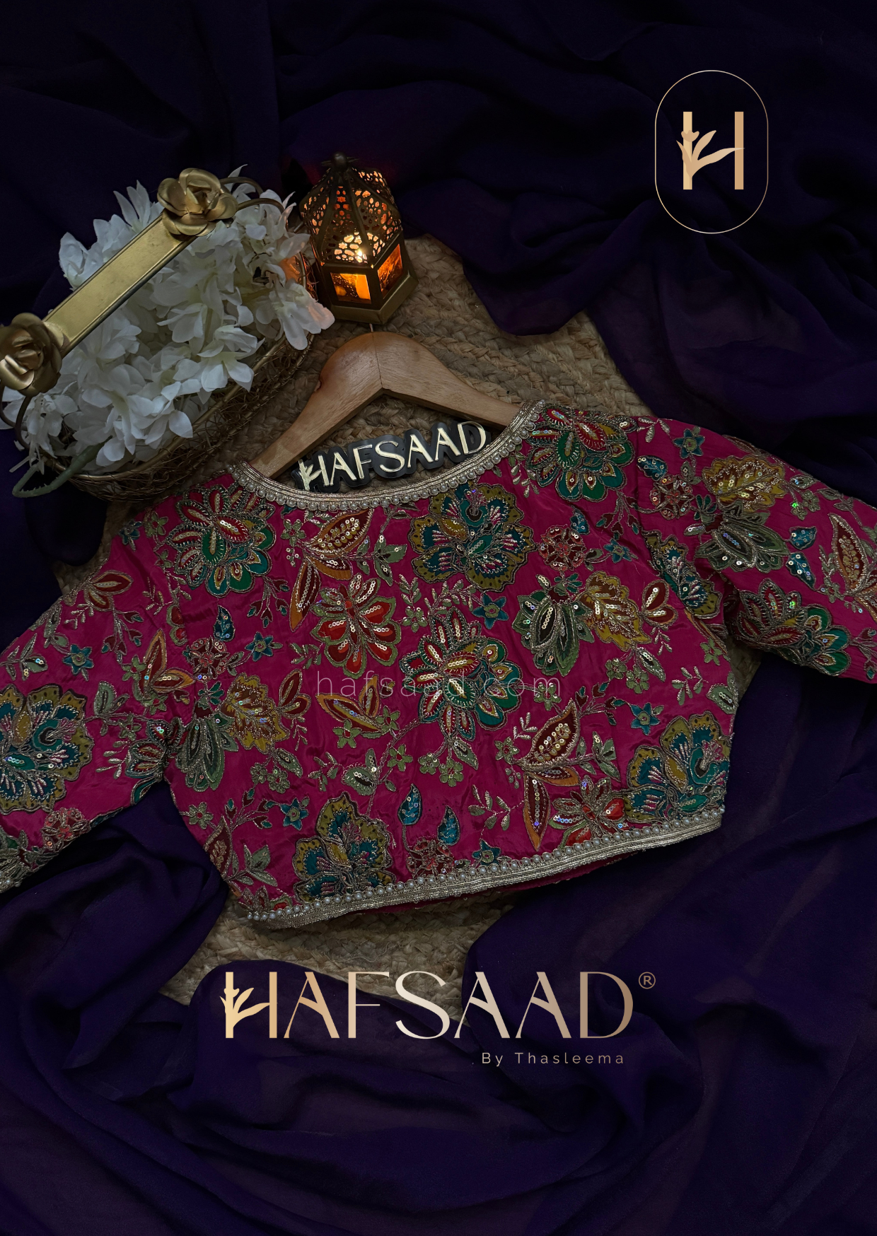 Diksha - Soft tissue saree (Purple)