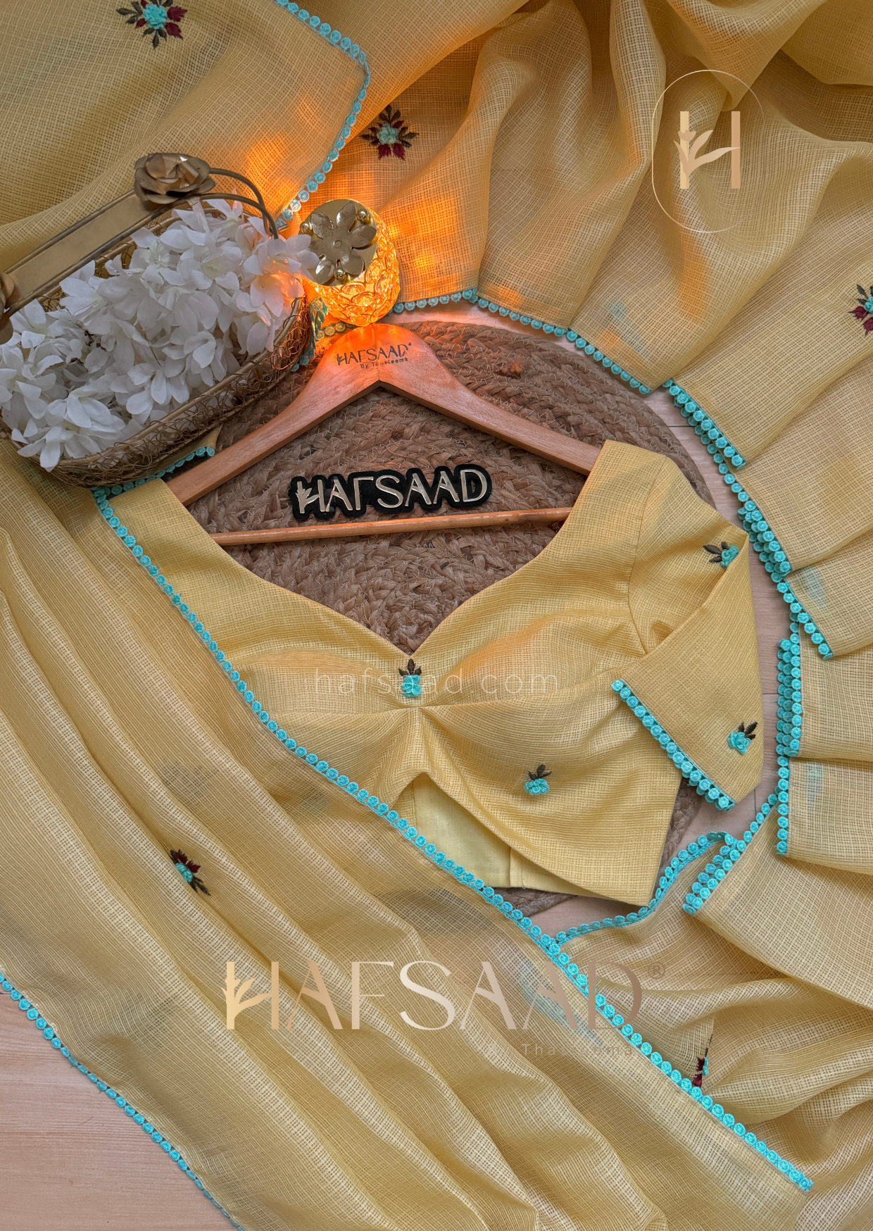 Helena Elbow Sleeve - Premium Kota Saree