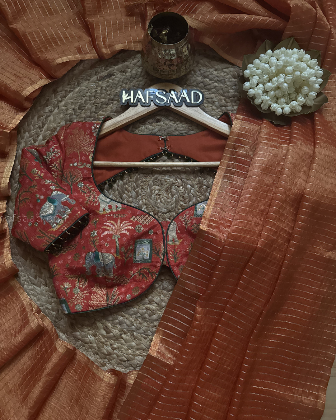 Shamal- semi tissue saree