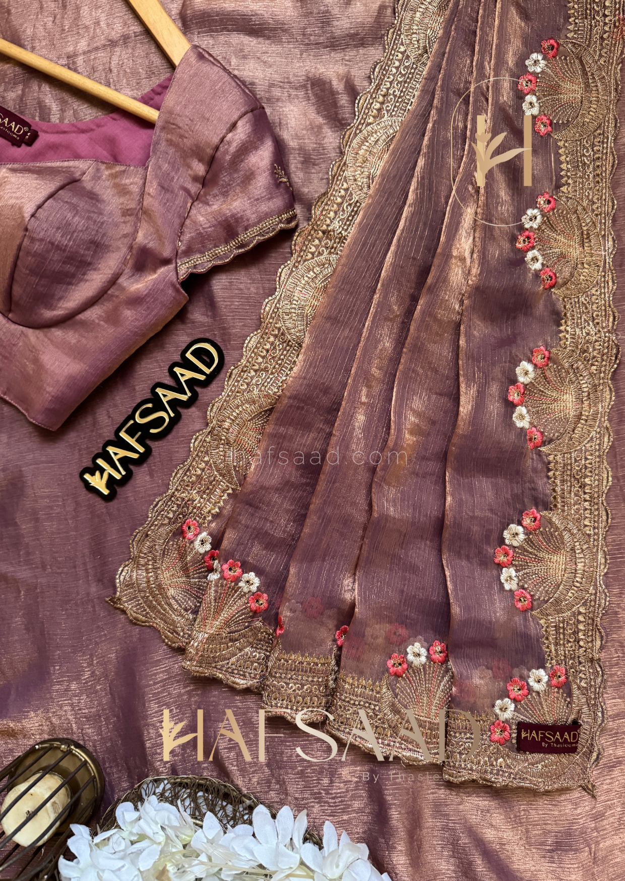 Smithi - Chiffon silk saree