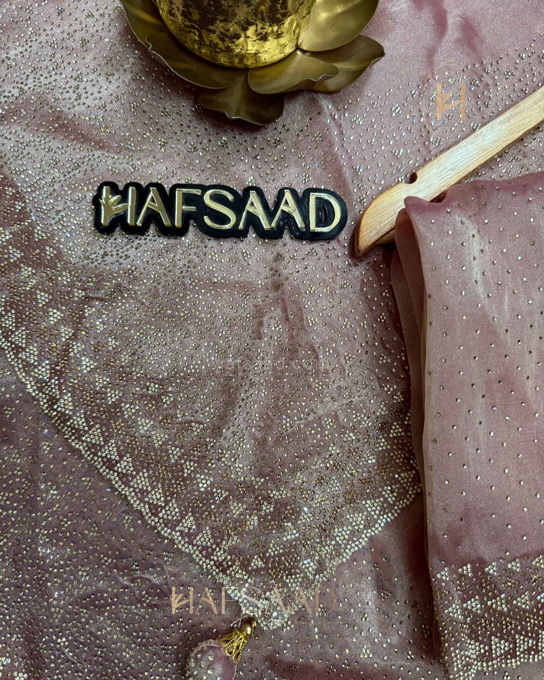 Fidha- Designer saree(onion pink)