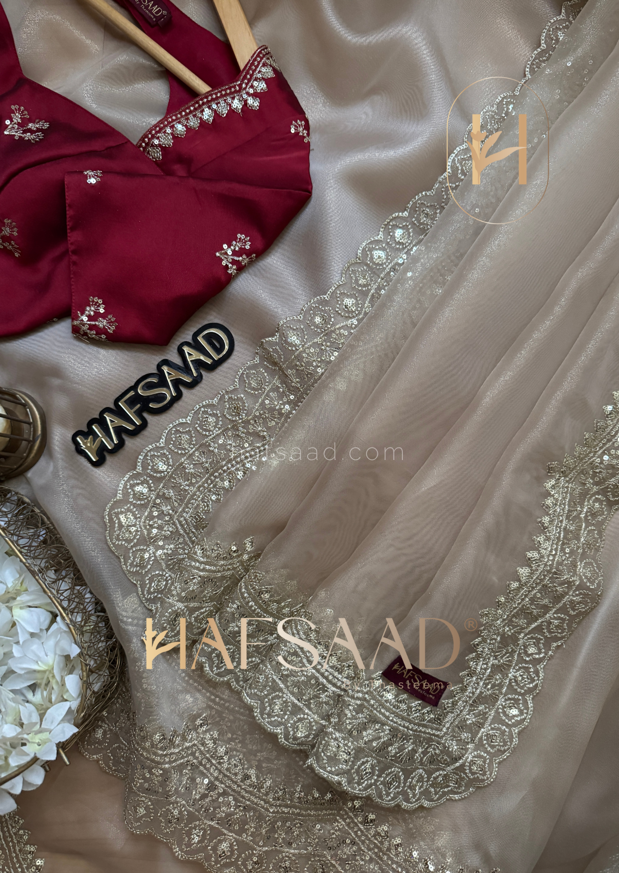 Sheerin - Tissue organza saree