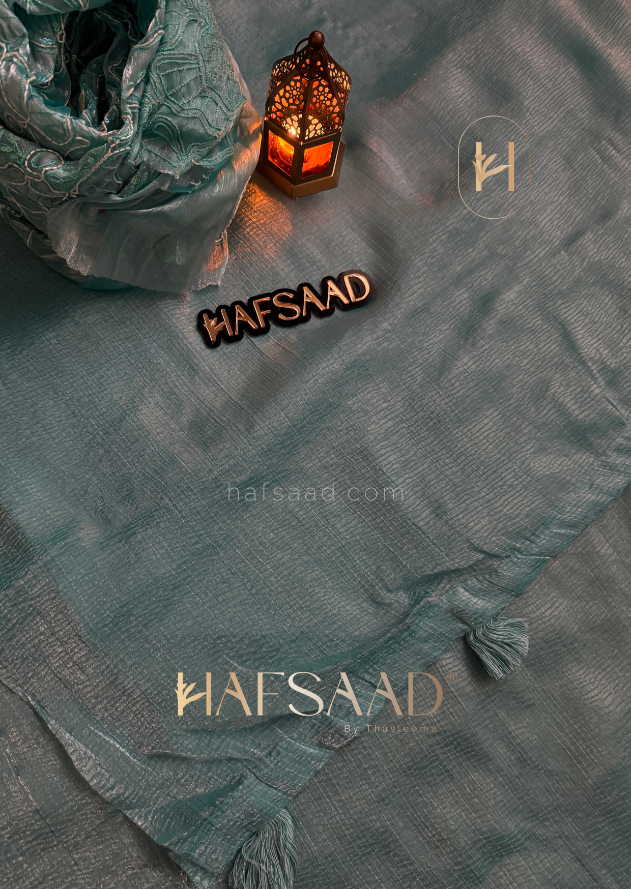 Hasini-Crushed tissue saree (Tiffany)