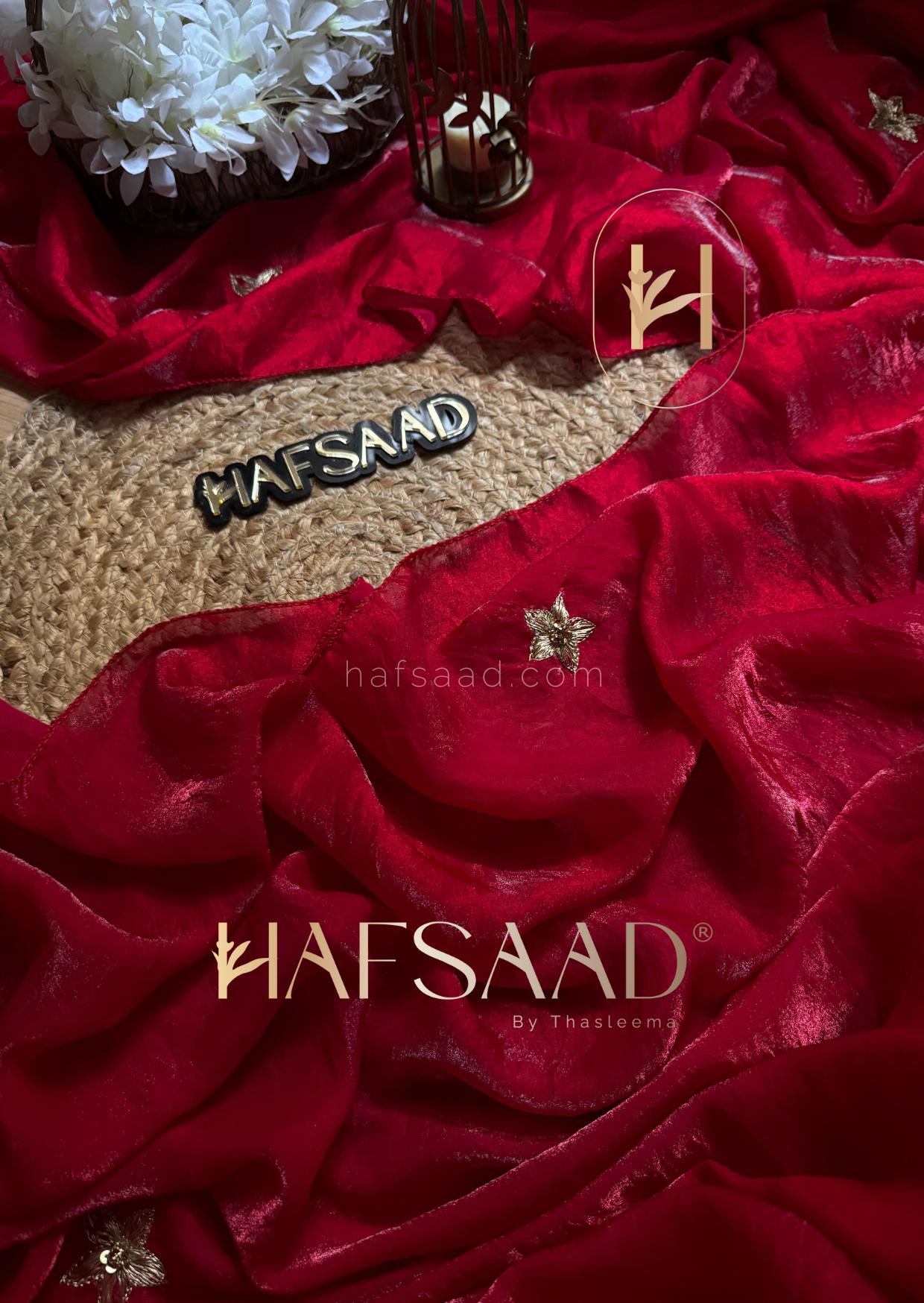 Scandalous- Stardust satin saree