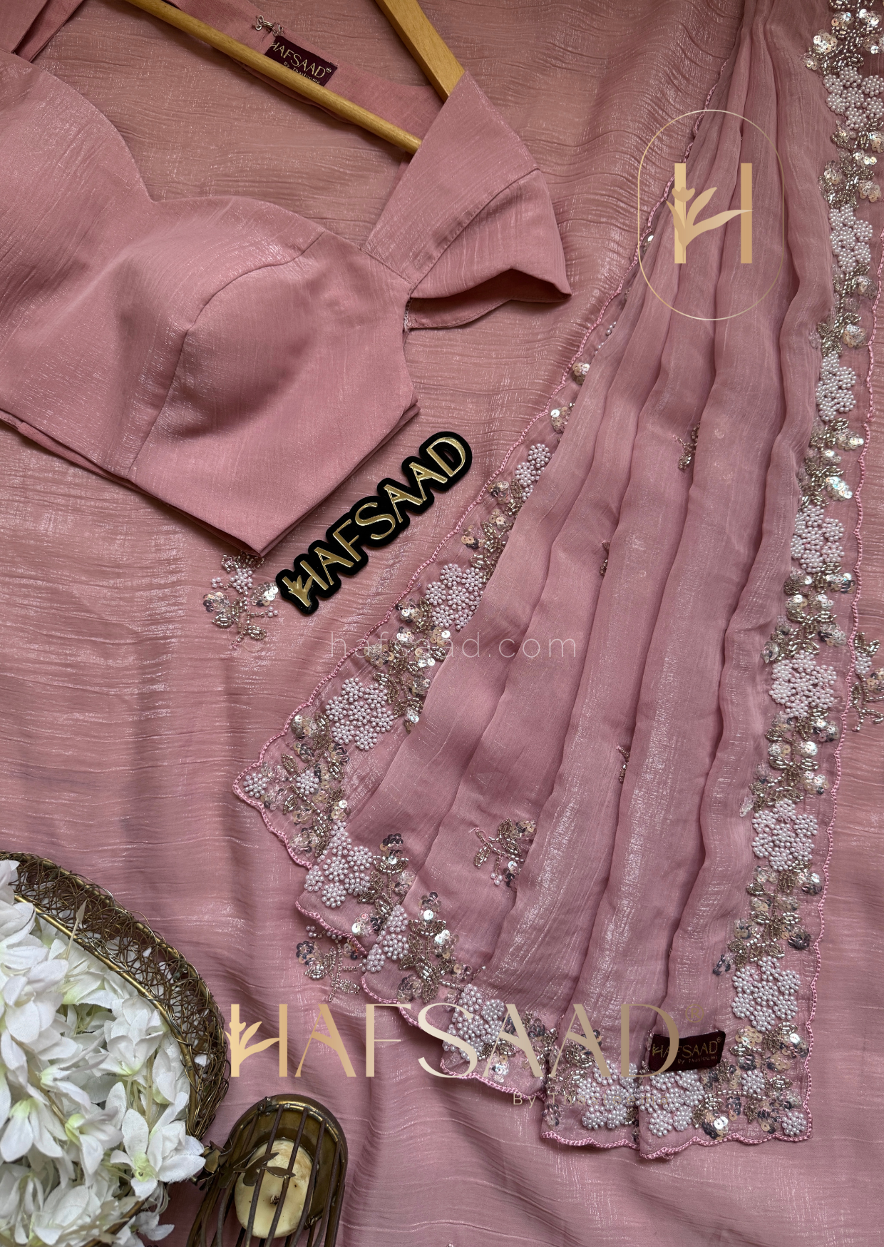 Shainaz - Chiffon silk saree