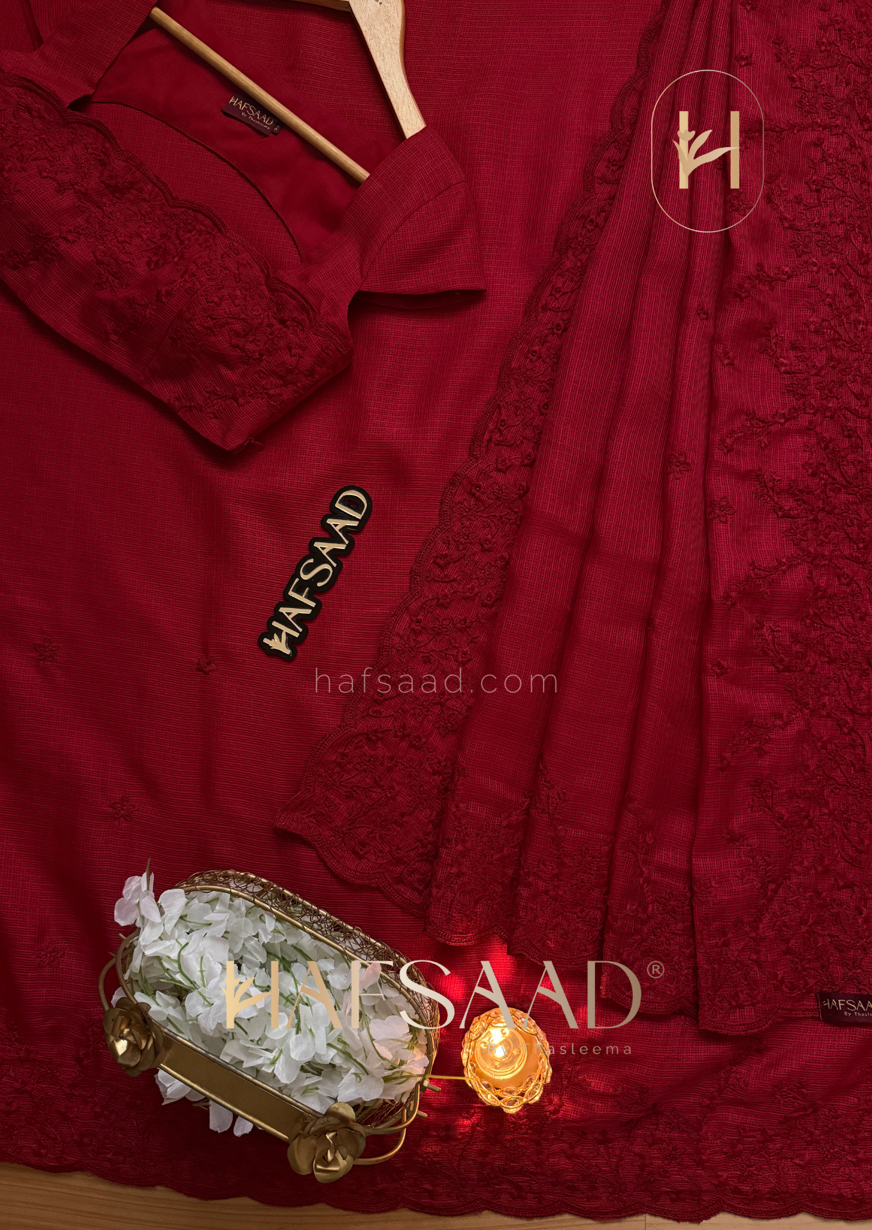 Shasha Burgundy - Kota saree