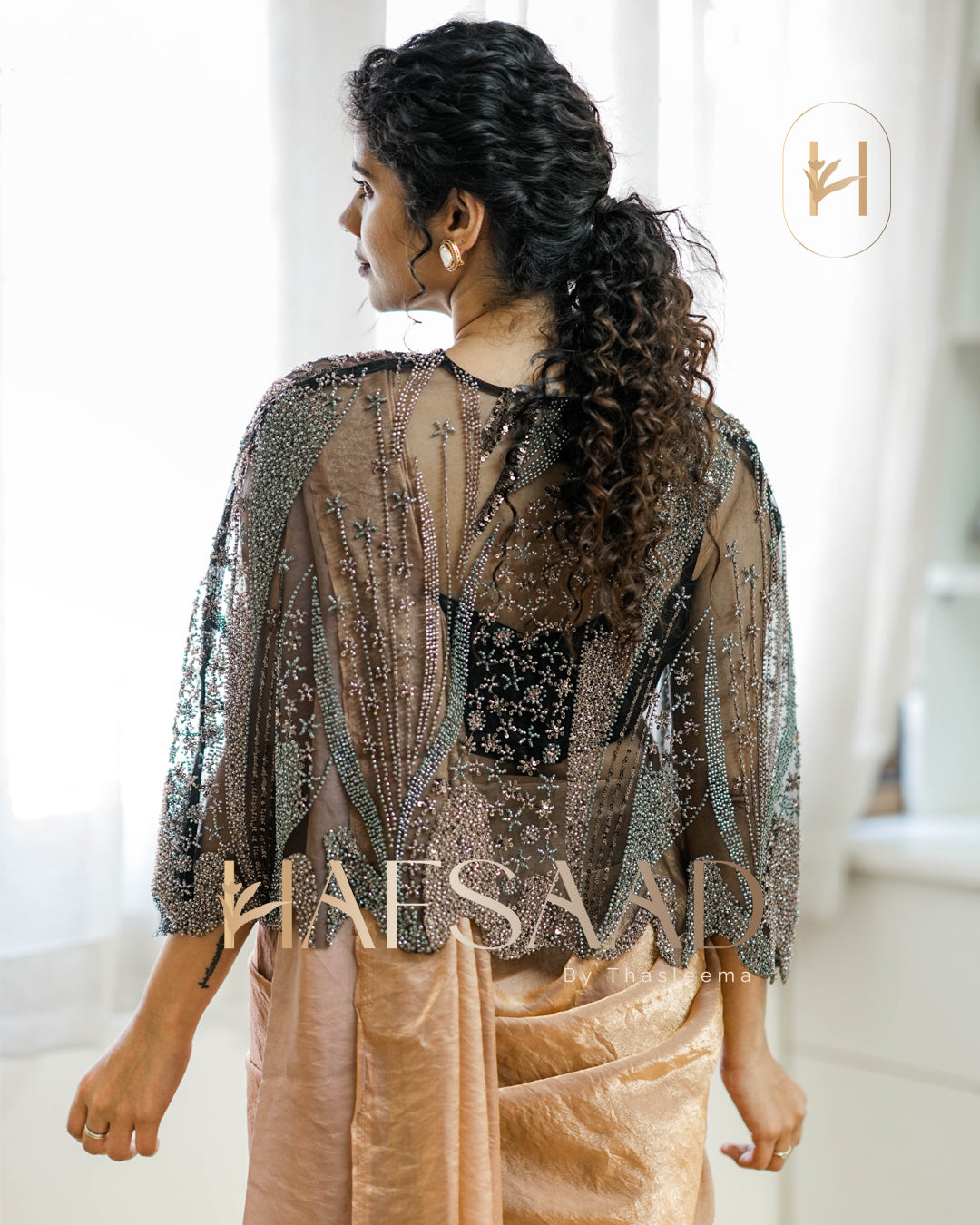 Seduza- Stardust satin saree