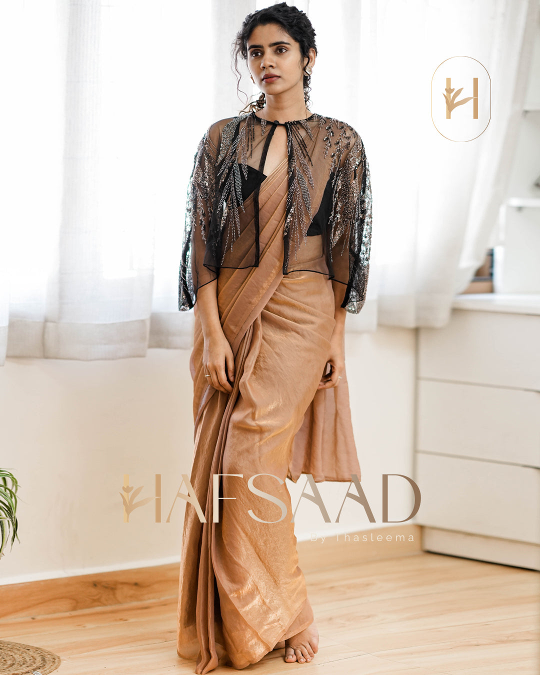 Seduza- Stardust satin saree