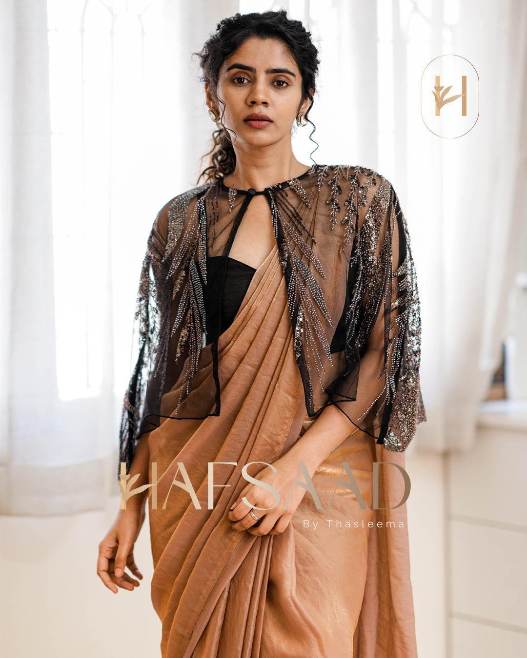 Seduza- Stardust satin saree