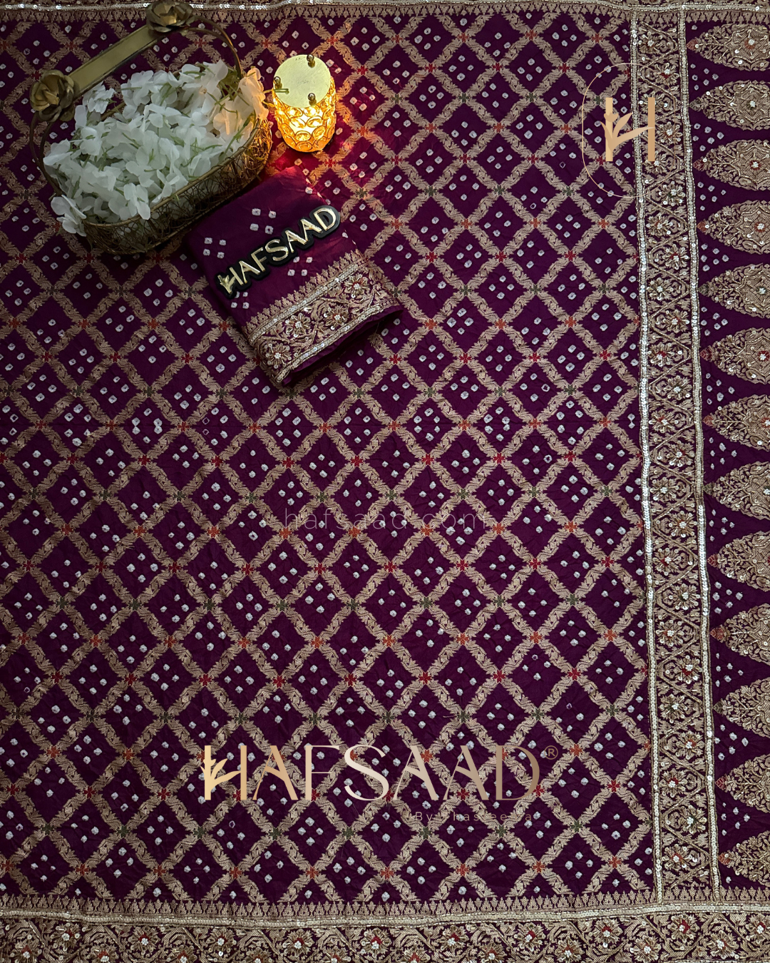 Mumtaz - Bridal Bandhni Saree