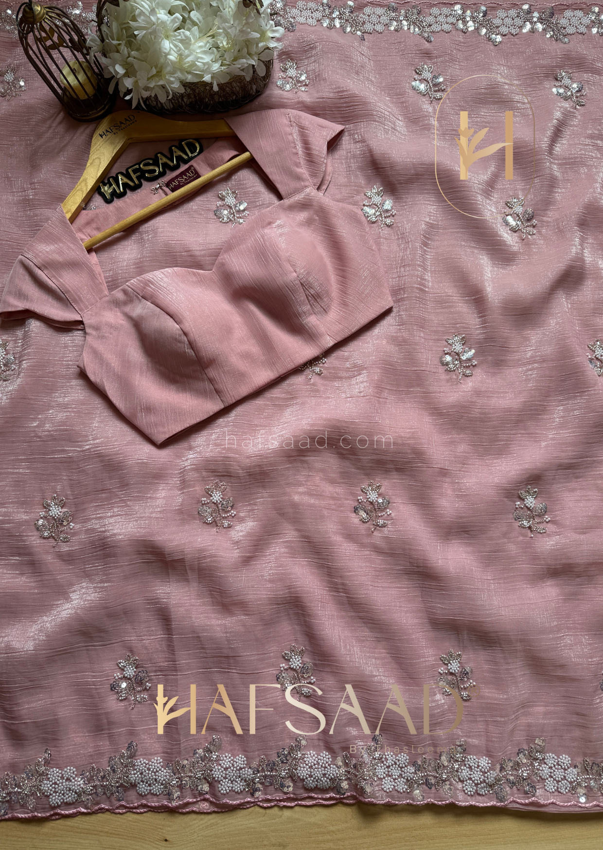 Shainaz - Chiffon silk saree