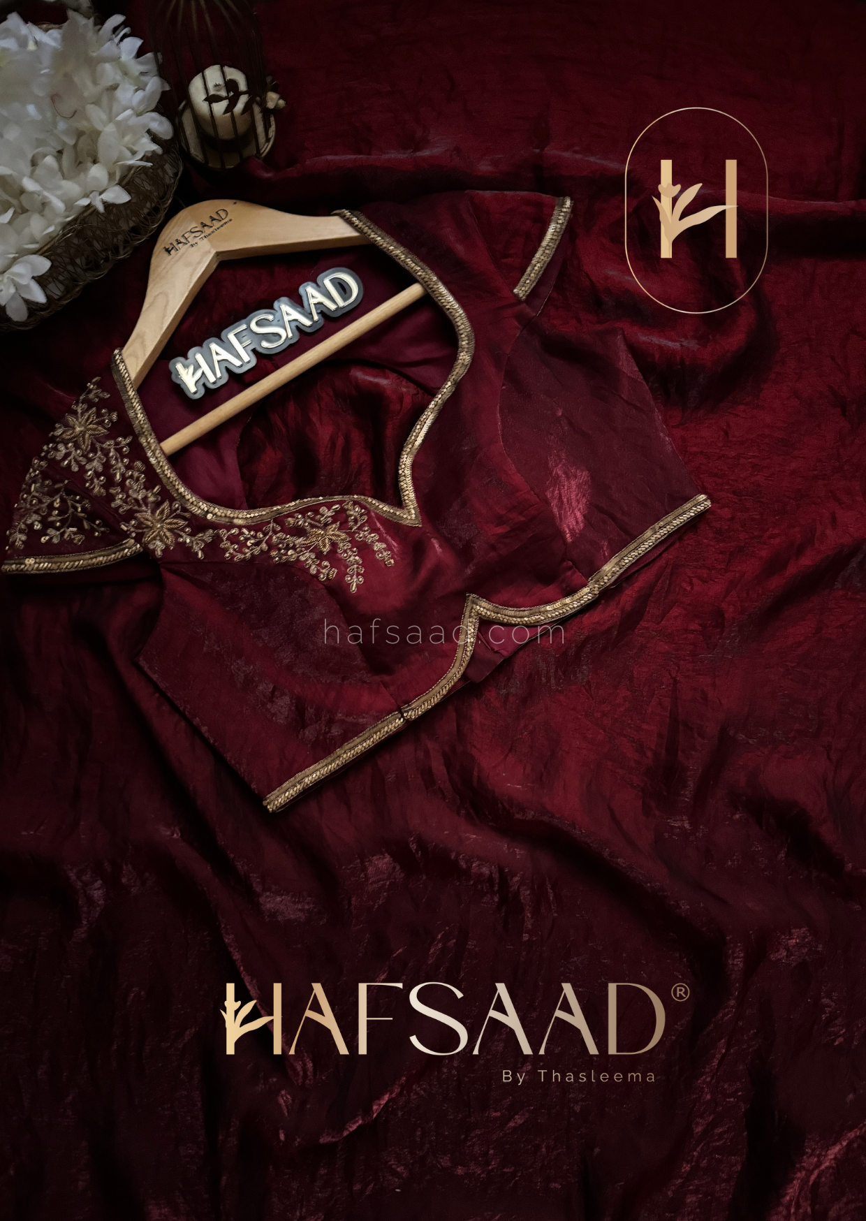 Rouge - Artisanal handwork saree